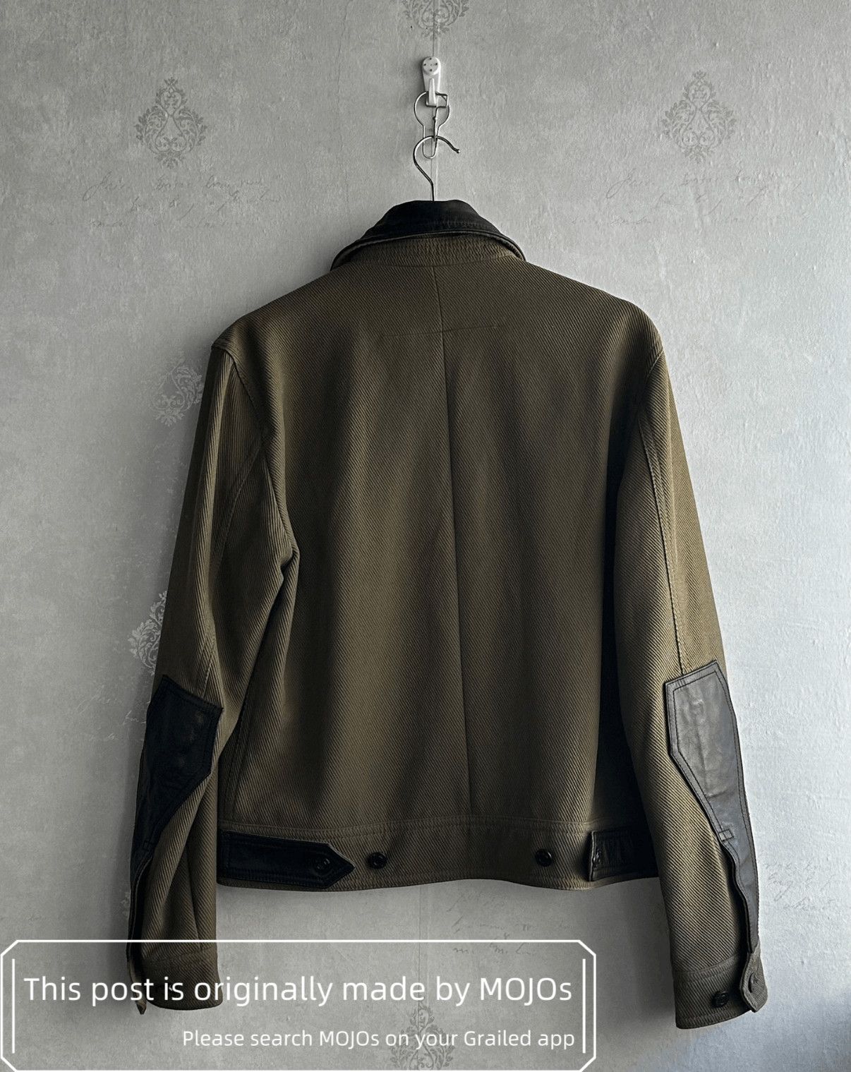 Givenchy Sz 50 Givenchy Leather Joint Work Jacket mojos132627 Size US M / EU 48-50 / 2 - 2 Thumbnail