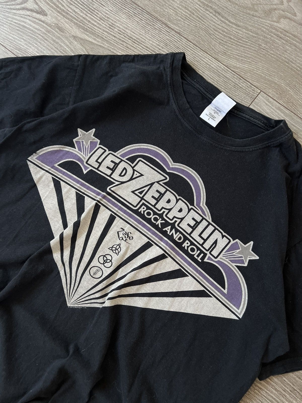Band Tees × Vintage ‼️Led Zeppelin Archival Vintage Rock Band T-shirt‼️ Size US L / EU 52-54 / 3 - 14 Thumbnail