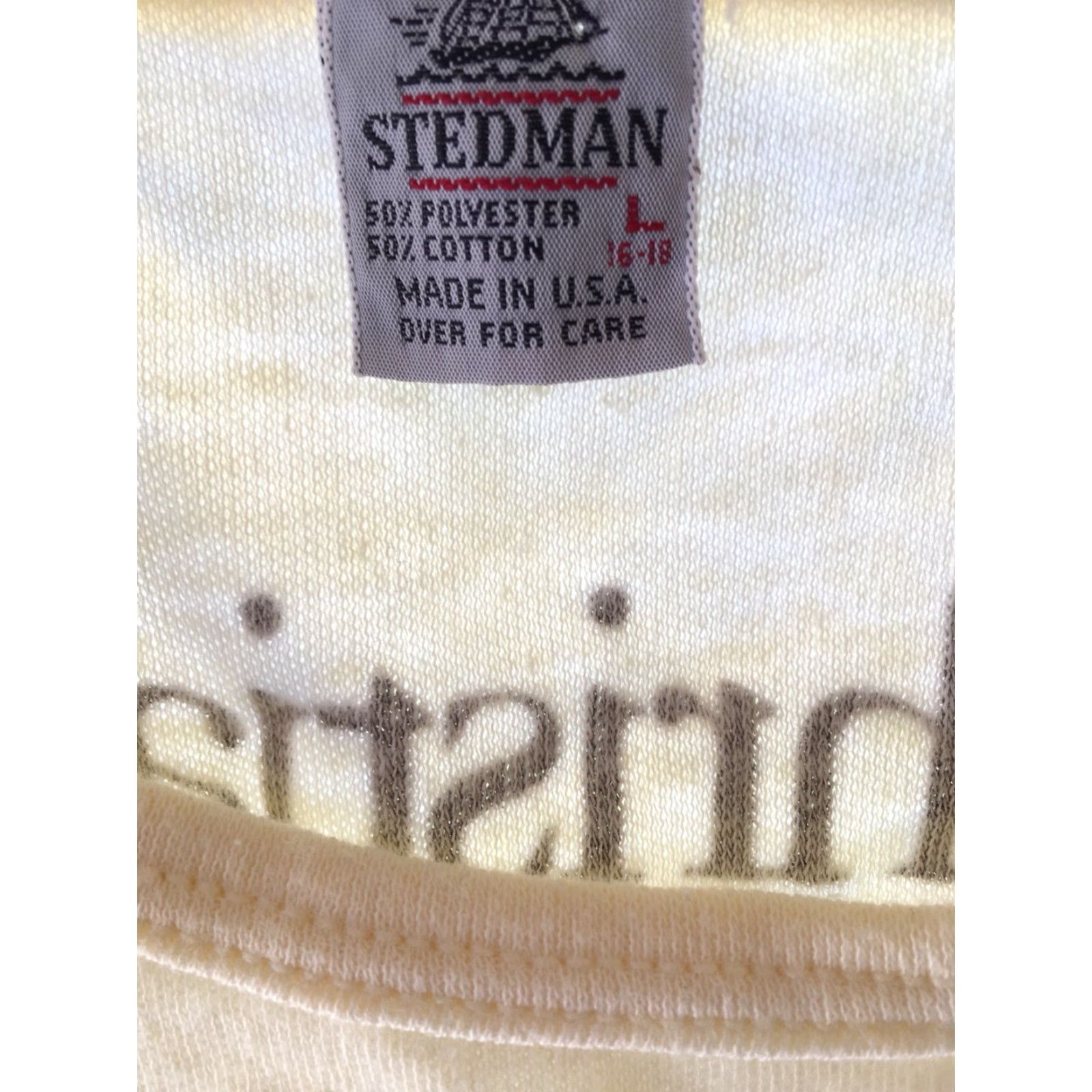 Vintage VINTAGE The Christiania Inn T Shirt Ladies 70s 80s Stedman Made In USA Size L Ivory Polycotton Graphic Hippy 1970s 1980s Mens/Womens? Size L / US 10 / IT 46 - 3 Thumbnail