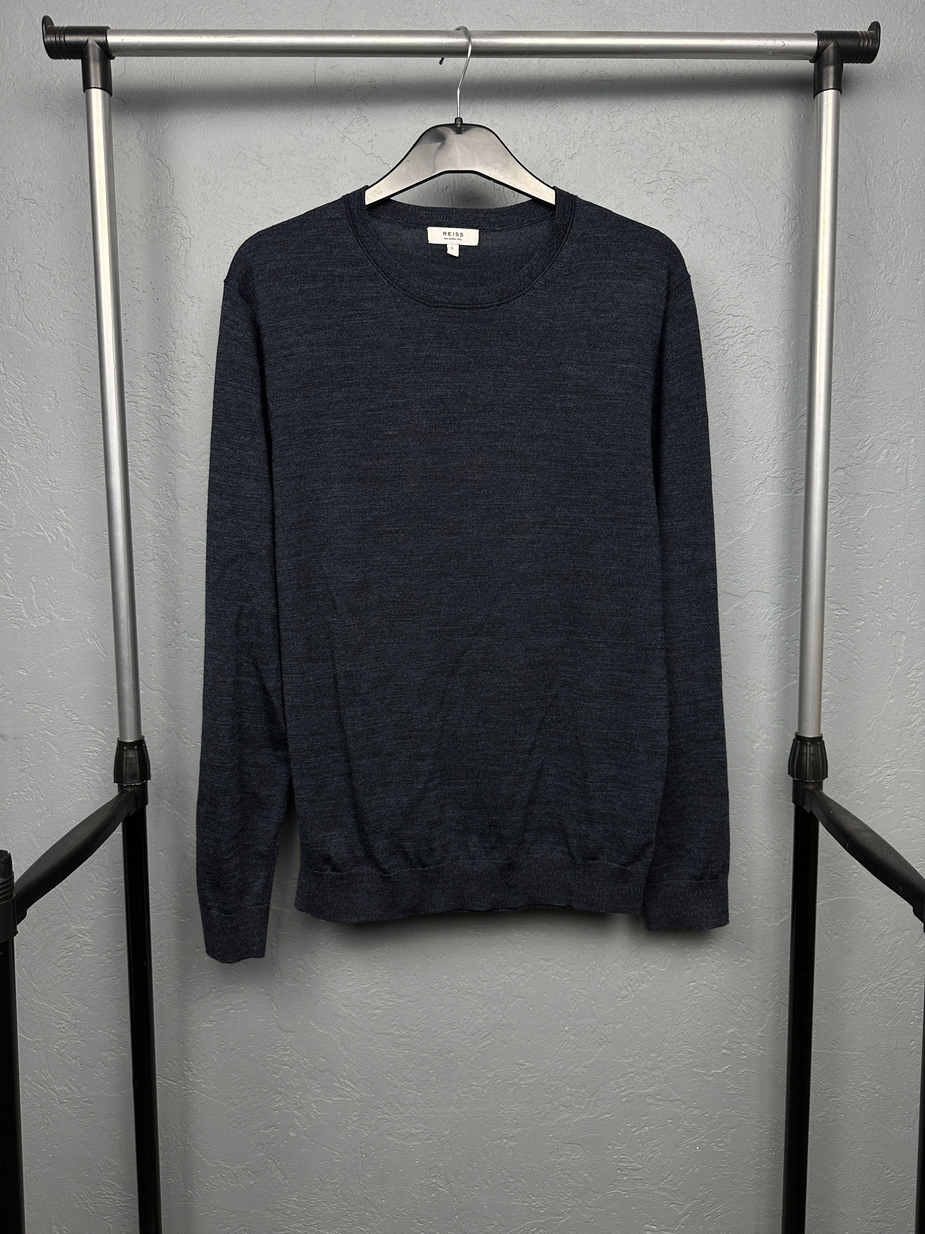 Reiss Reiss Mens Merino Wool Sweater Size US L / EU 52-54 / 3 - 1 Thumbnail