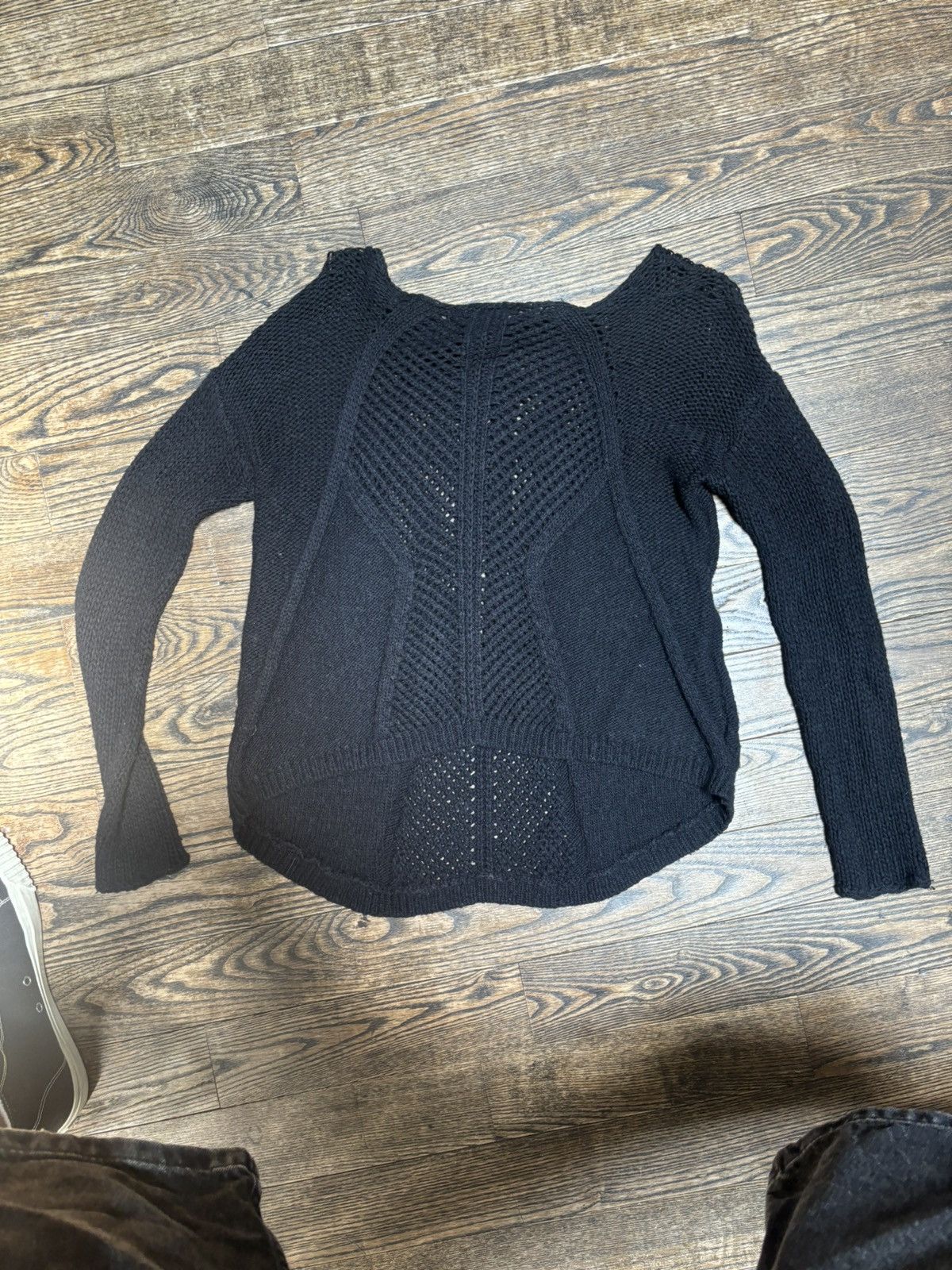 Helmut Lang Helmut Lang Black Knit Sweater Size S / US 4 / IT 40 - 2 Thumbnail
