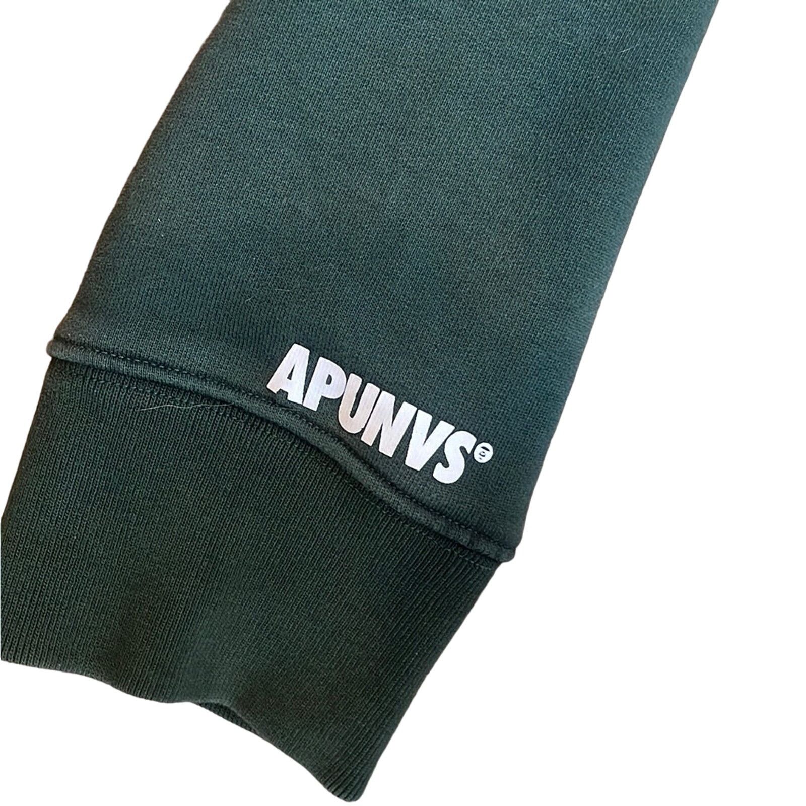 Aape × Bape Bape Somewhere In The Aape Universe Green Hoodie XXL Size US XXL / EU 58 / 5 - 7 Thumbnail