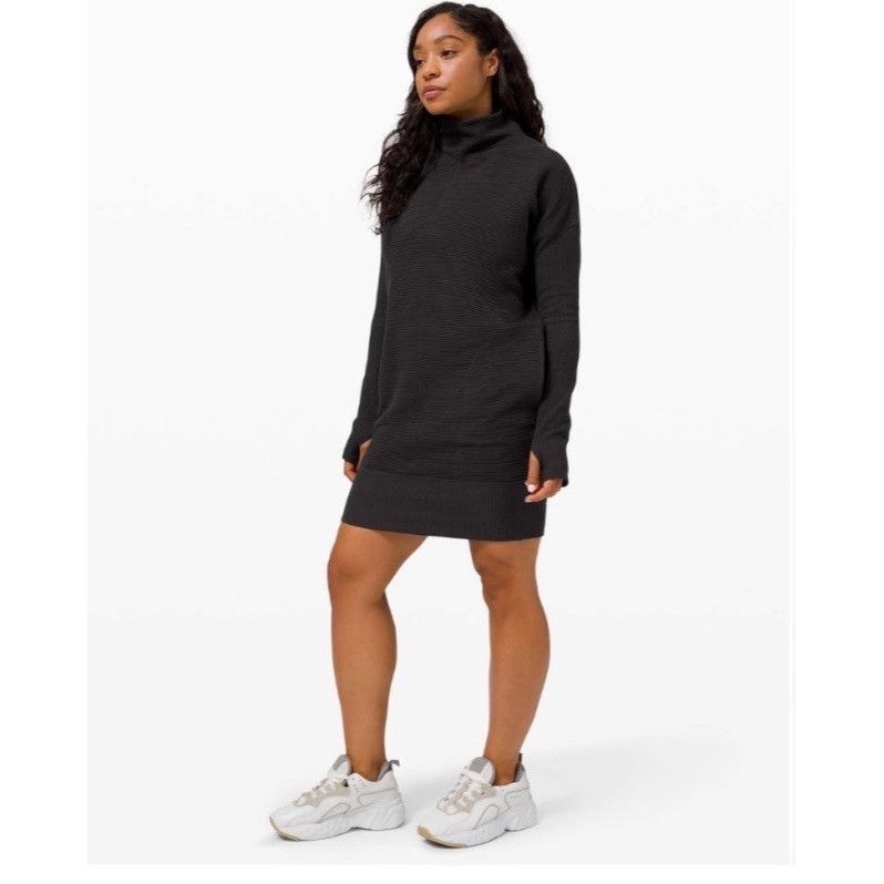 Lululemon 𝓛𝓾𝓵𝓾𝓵𝓮𝓶𝓸𝓷 Call for Cozy Dress Size S / US 4 / IT 40 - 1 Thumbnail