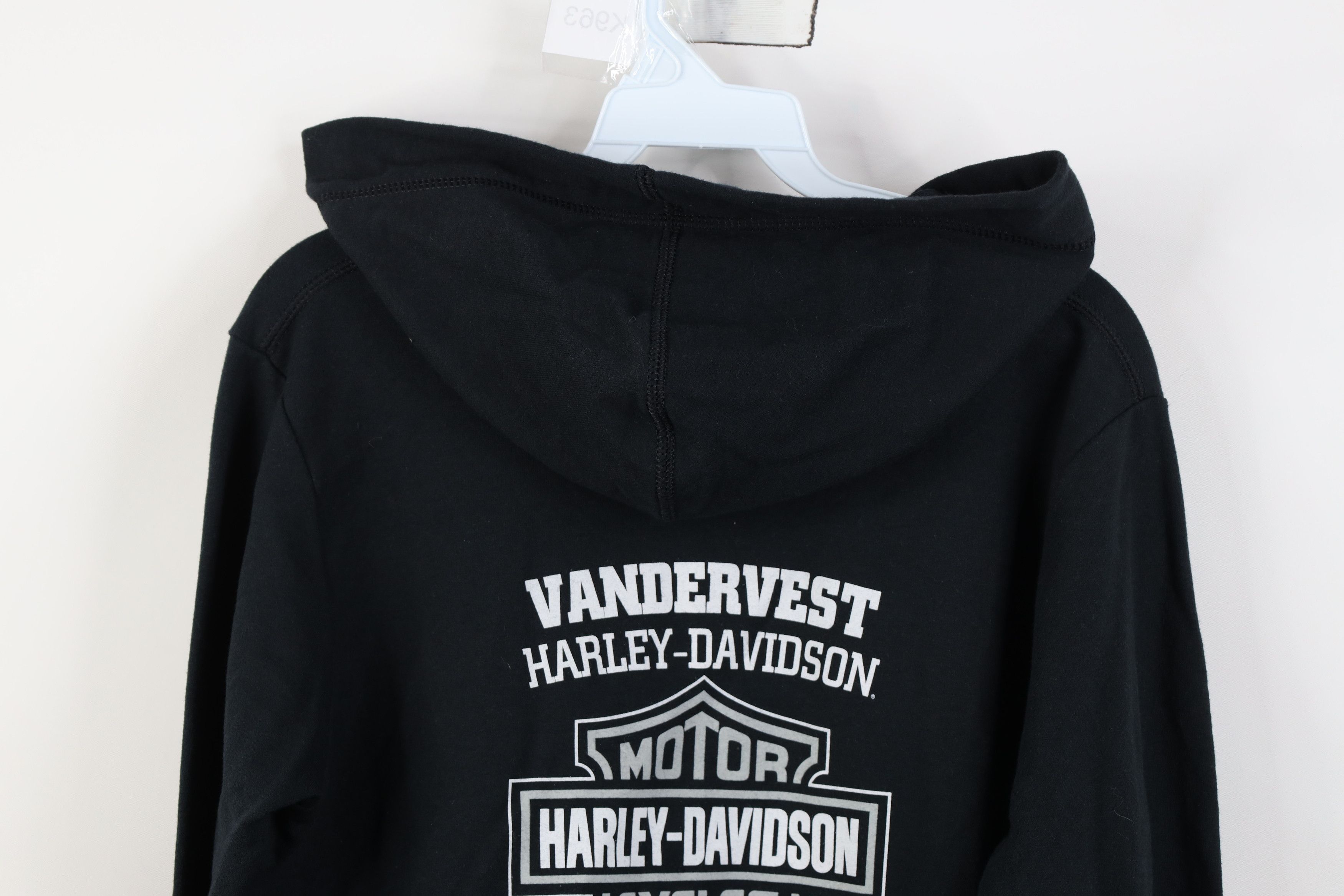 Harley Davidson Vintage Y2K Harley Davidson Terry Babydoll Hoodie Sweatshirt Size M / US 6-8 / IT 42-44 - 15 Thumbnail