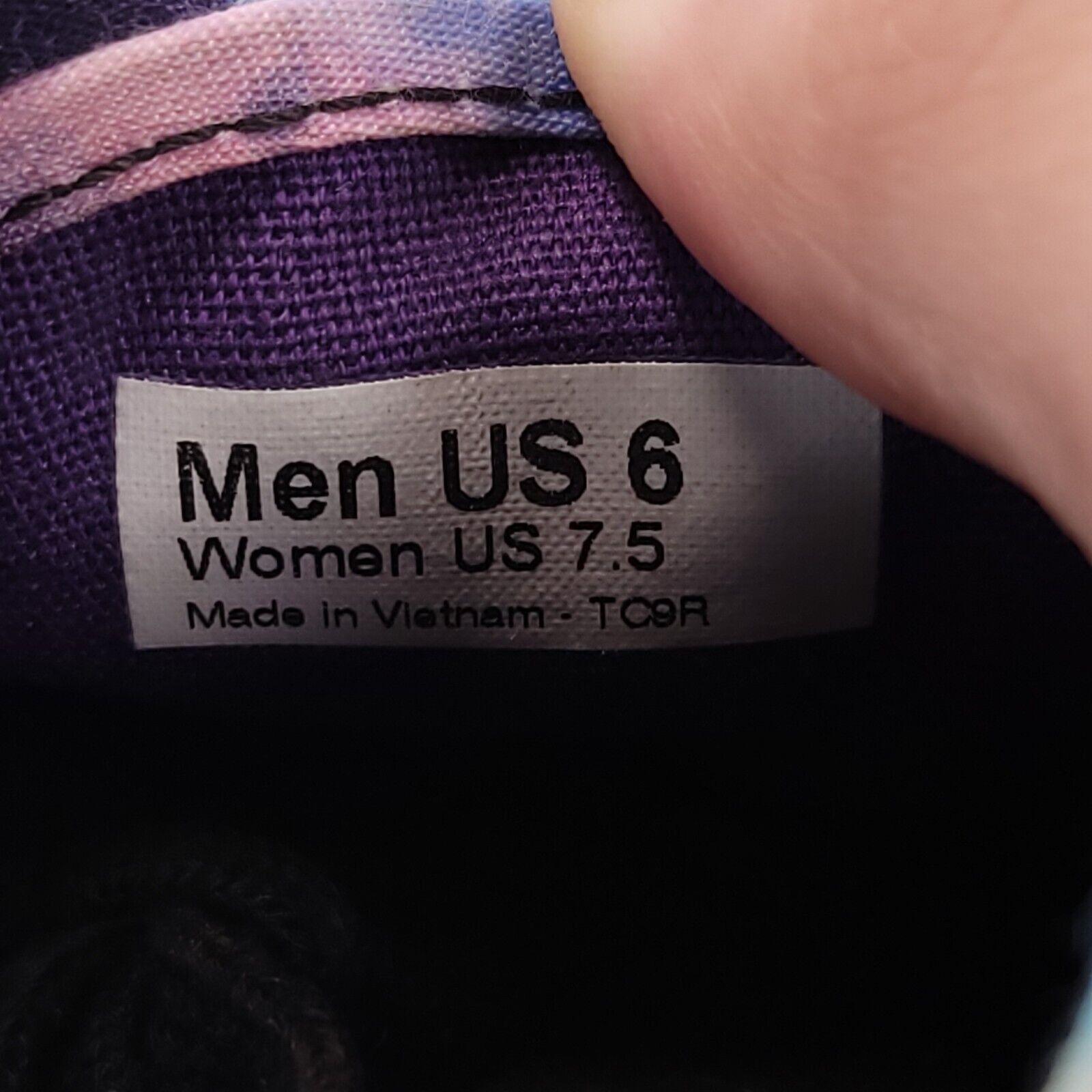 Vans Vans Off the Wall Shoe Womens Size 7.5 Men 6 TC9R Blue White Size US 7.5 / IT 37.5 - 9 Thumbnail