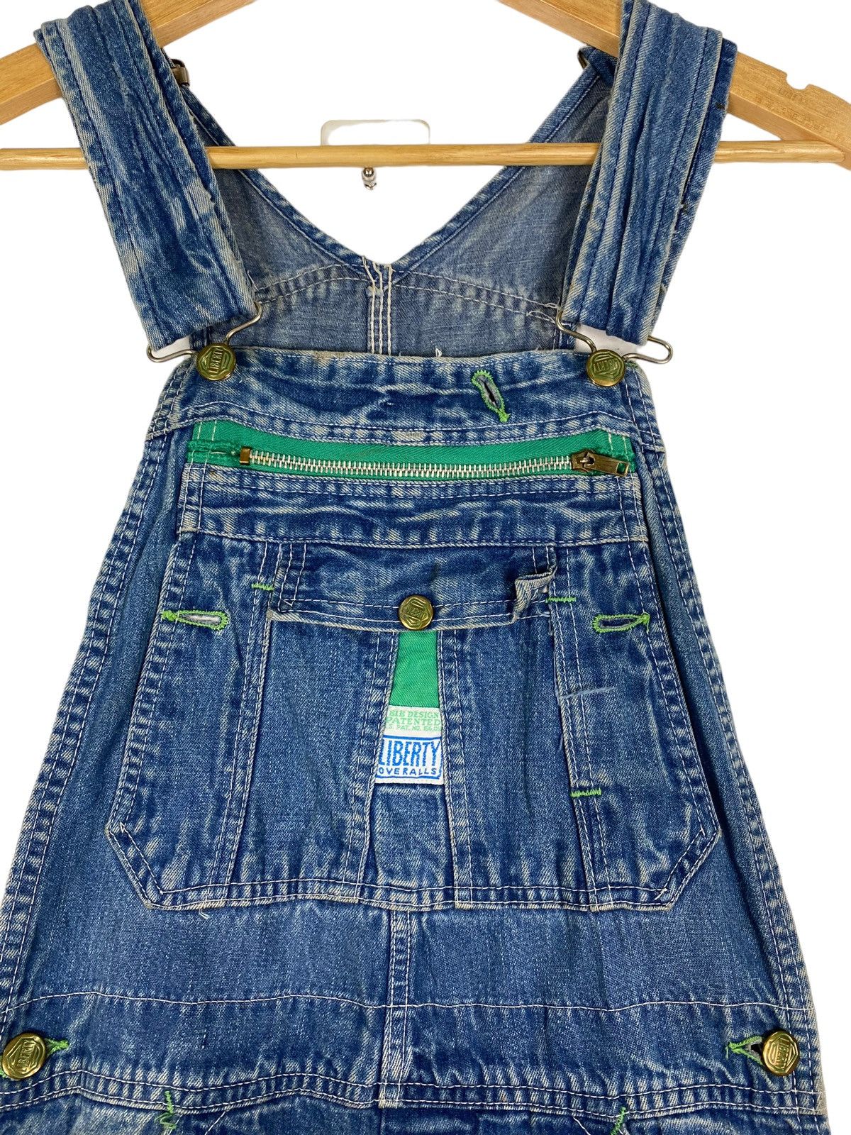 Japanese Brand Vintage Liberty Overall Denim Size US 28 / EU 44 - 4 Thumbnail