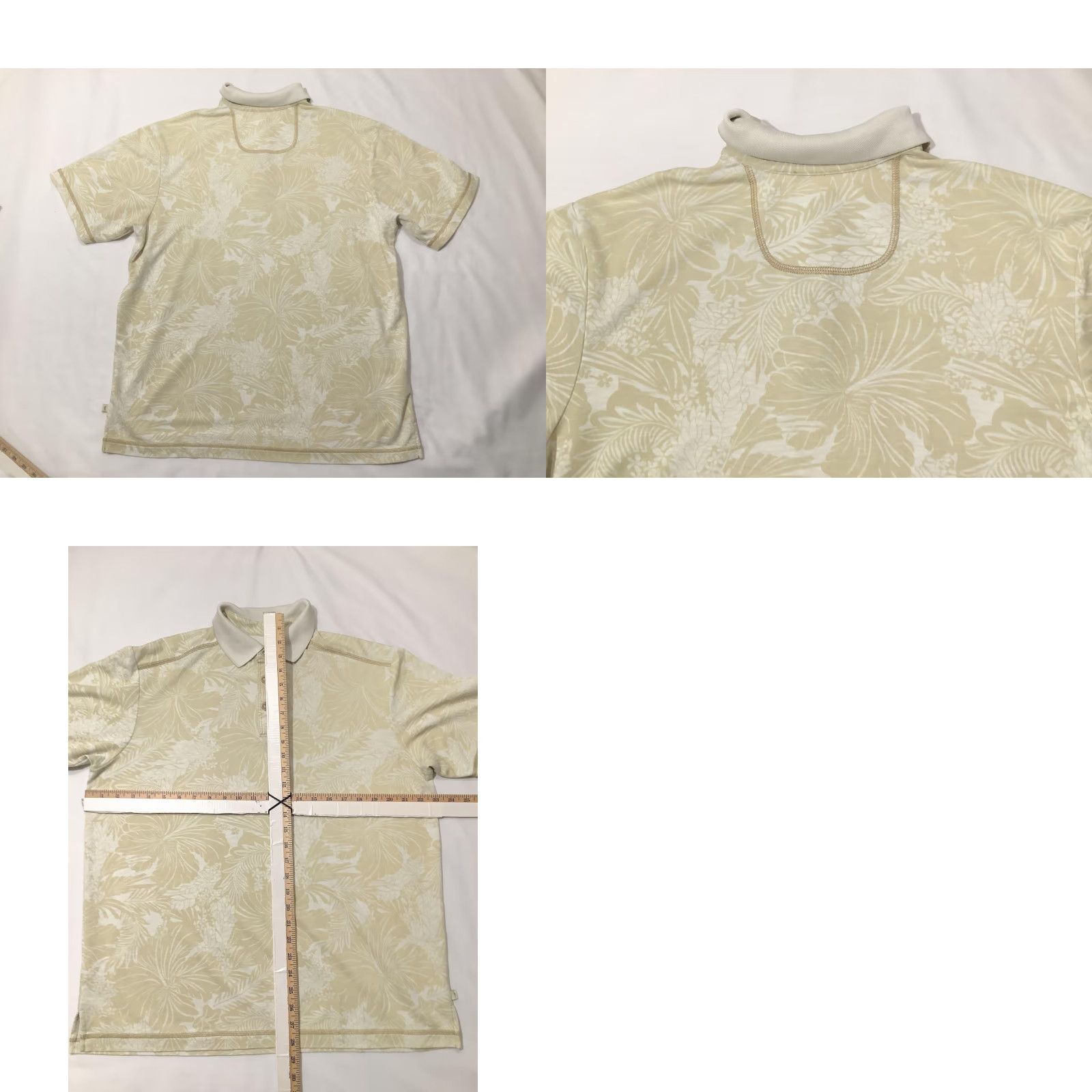 Tommy Bahama Tommy Bahama Polo Shirt Mens M Beige Floral Tropical Golf Casual Knit Polo Shirt Mens Beige Floral Tropical Golf Casual Knit Size US M / EU 48-50 / 2 - 8 Thumbnail