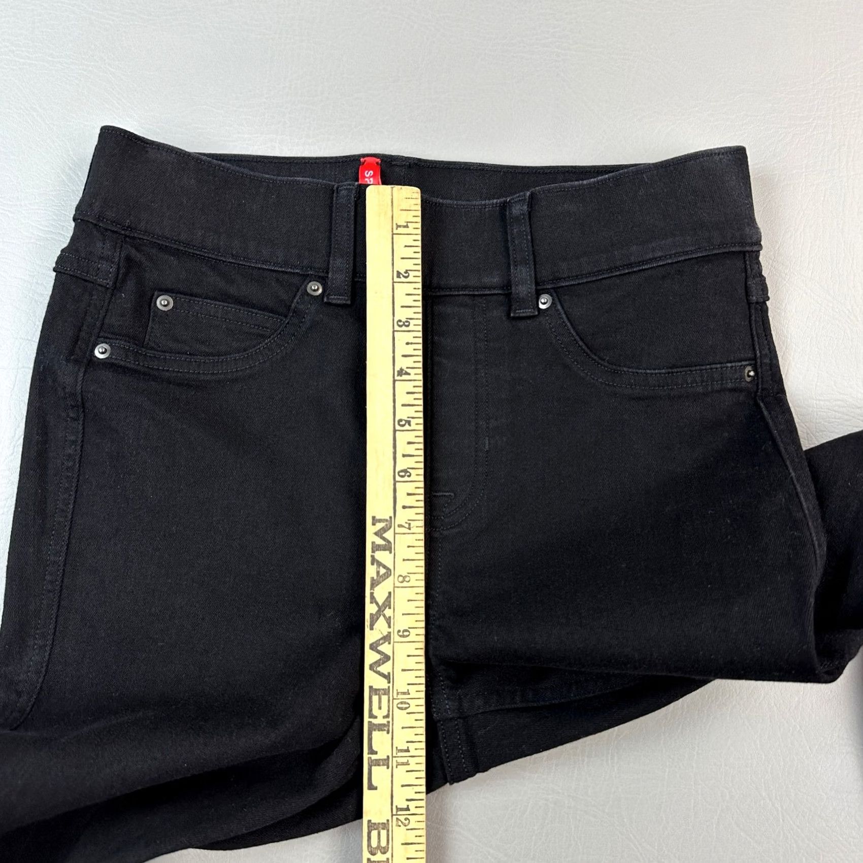 Spanx Spanx Jeani-ish Pants Womens Small Black Flare High Rise Pull On Stretch Size 28" / US 6 / IT 42 - 5 Thumbnail