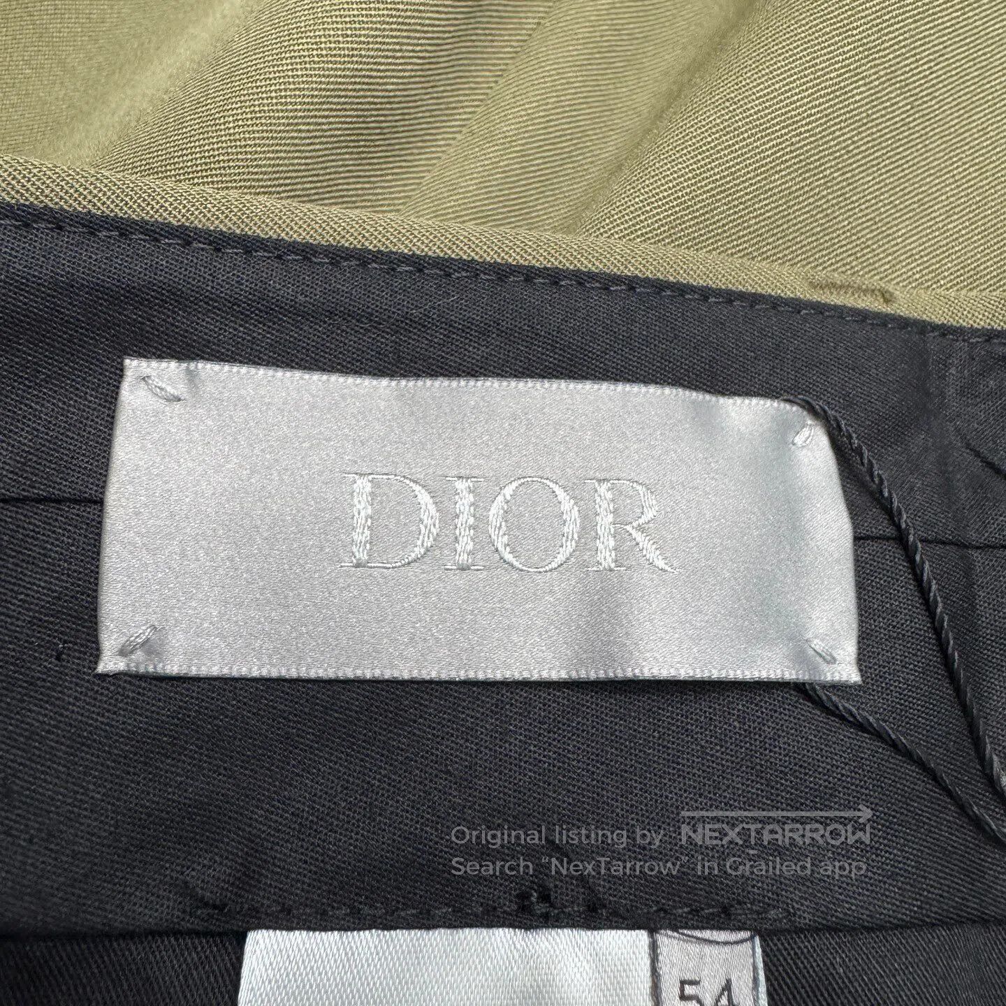 Dior Dior SIZE44-54 Olive-green wool casual pants| Size US 28 / EU 44 - 3 Thumbnail