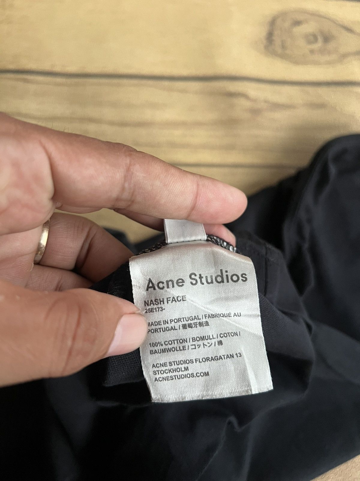 Acne Studios Acne studios nash face black t shirt Size US XS / EU 42 / 0 - 4 Thumbnail