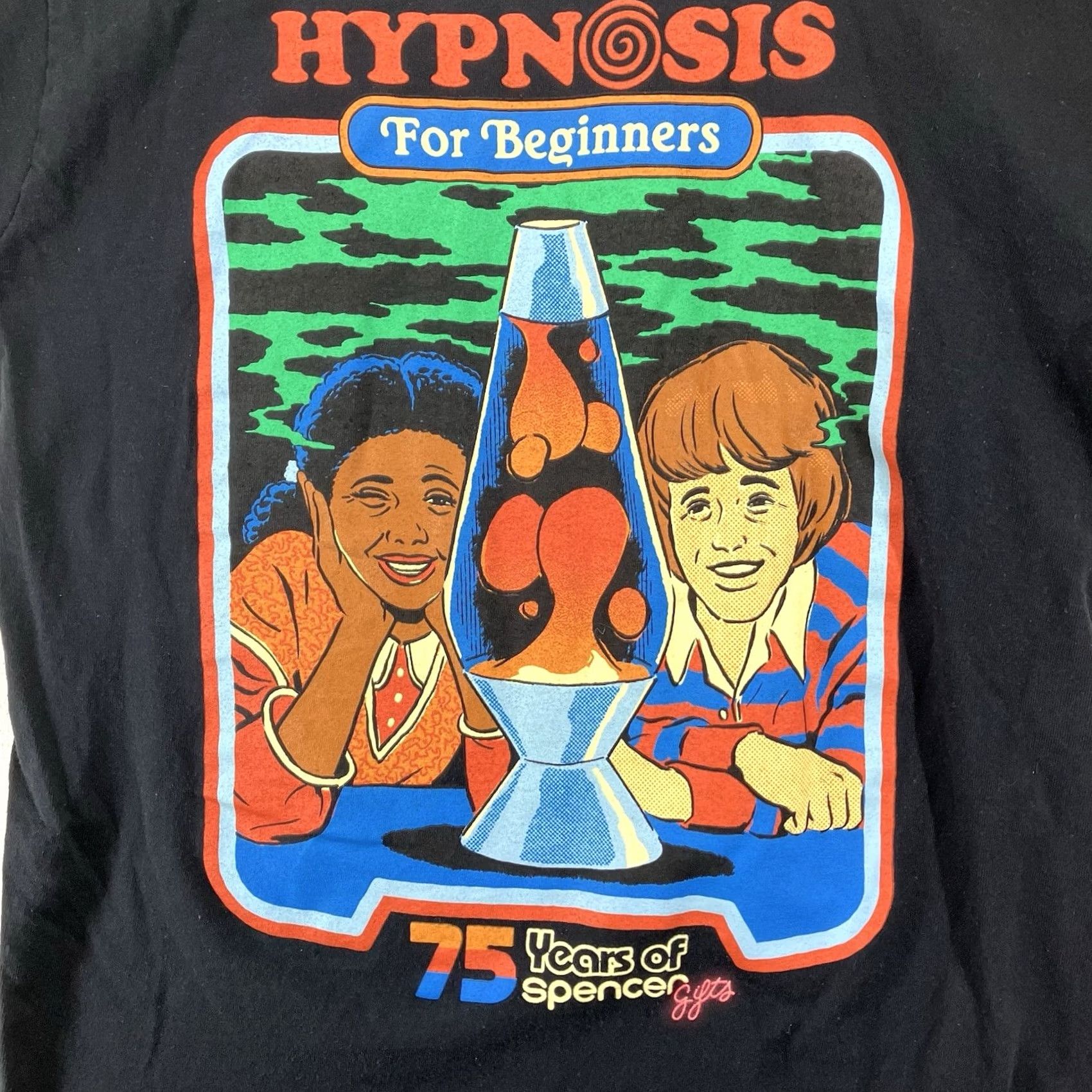 RHODE Steven Rhodes "Hypnosis For Beginners" T-Shirt Spencer Gifts Medium Black Lava Lamp Size US M / EU 48-50 / 2 - 3 Thumbnail