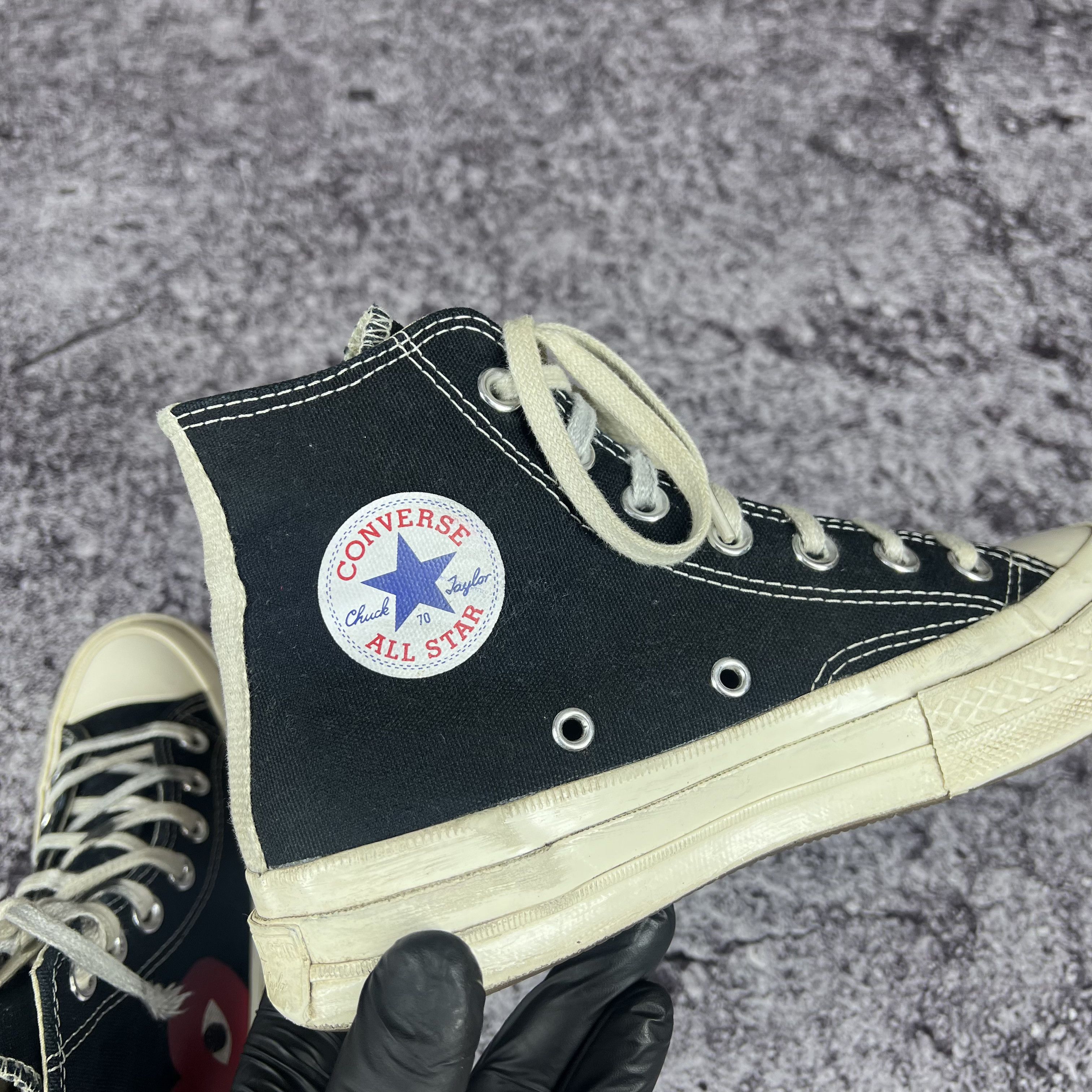 Comme des Garcons PLAY × Converse Come des Garcons x Converse Sneakers Size UK 3 / EUR 35 Size US 5.5 / IT 35.5 - 12 Thumbnail