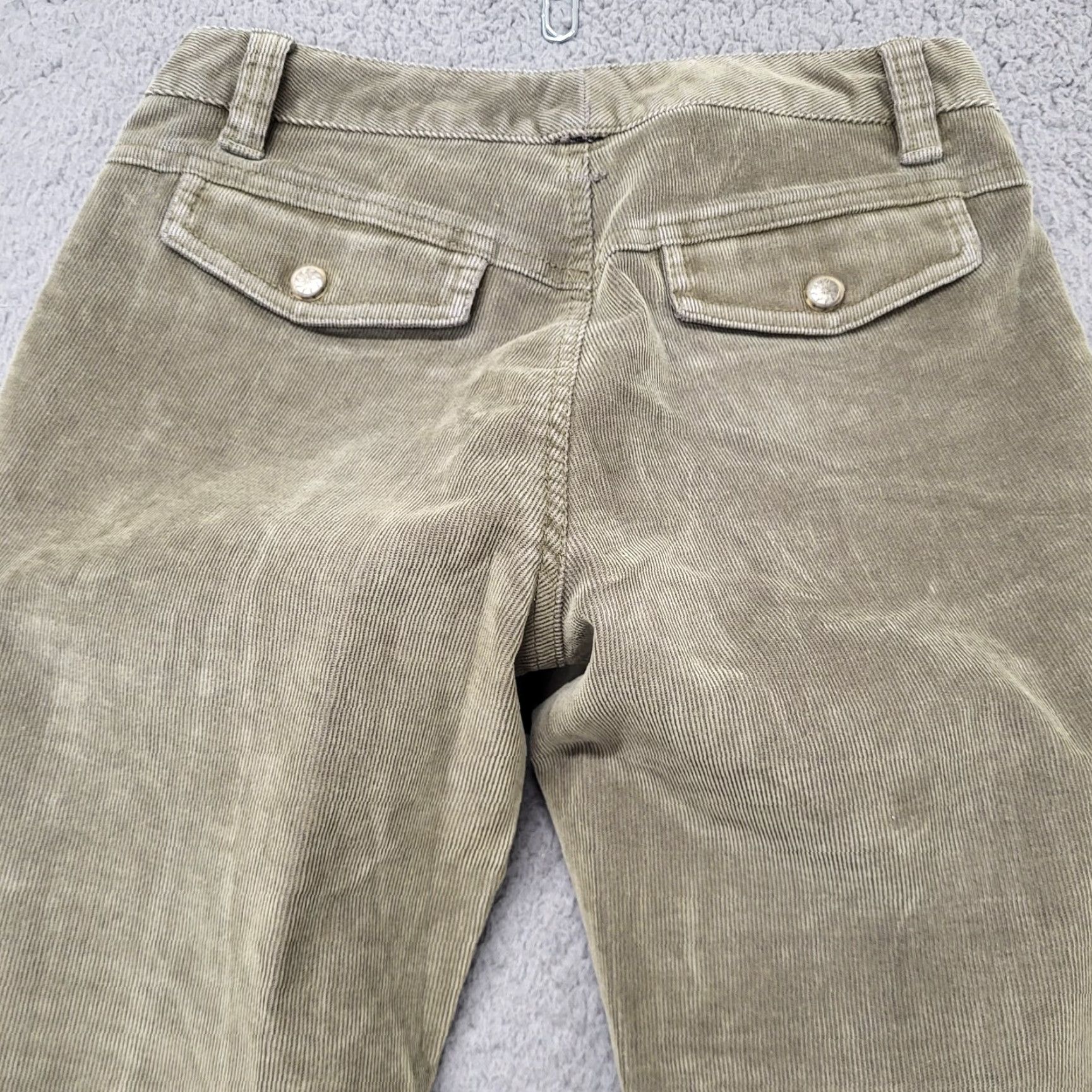 Athleta Athleta Cargo Pants Womens 2 Brown Corduroy Flare Pockets Moto Slim City 2XS Womens Size 24" / US 00 / IT 34 - 7 Thumbnail
