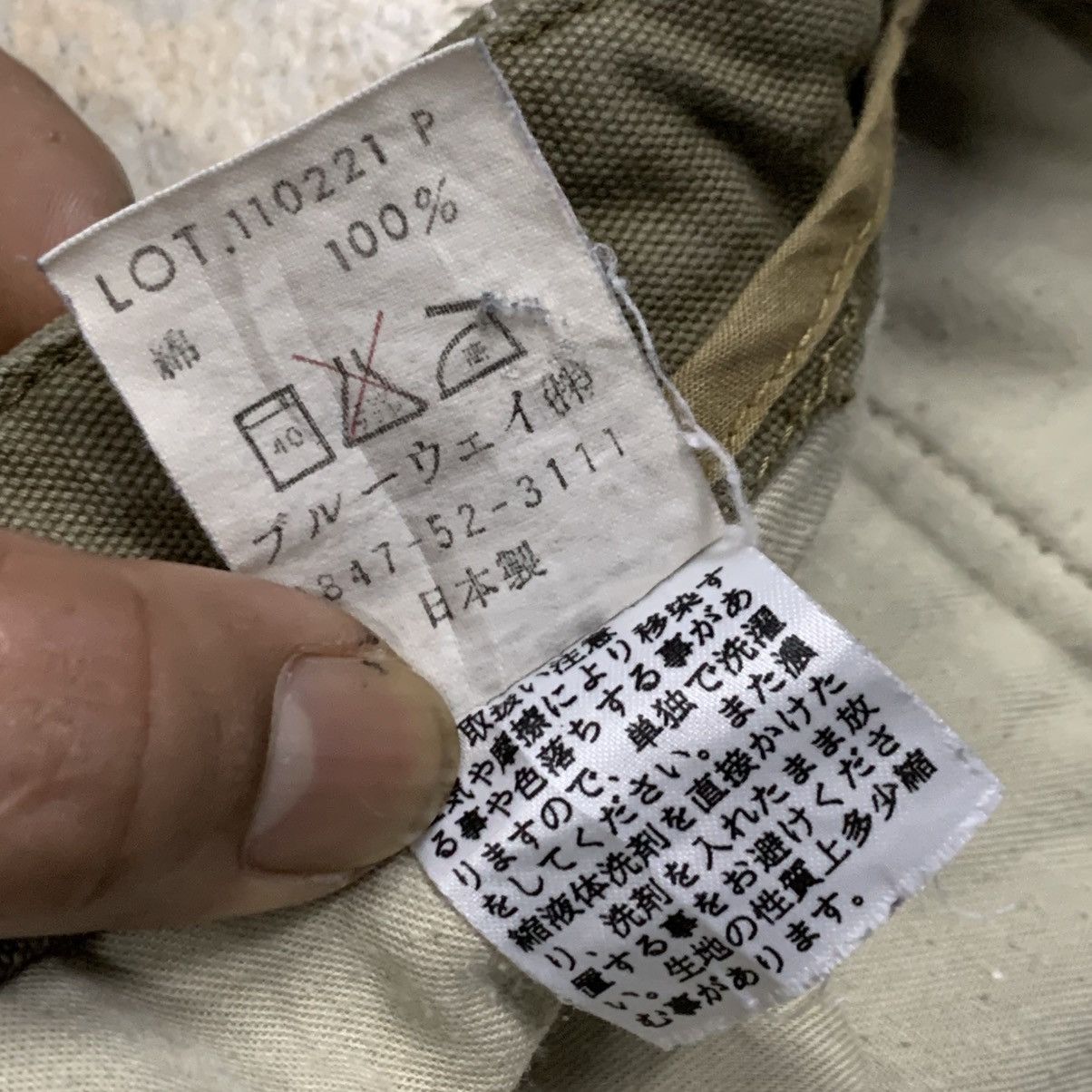 Japanese Brand × Vintage Vtg Blueway Clothing Uniform cargo double knee pants Size US 33 - 11 Thumbnail