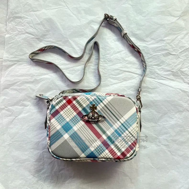 Vivienne Westwood Vivienne Westwood size os Anna plaid camera bag crossbody b Size ONE SIZE - 2 Thumbnail