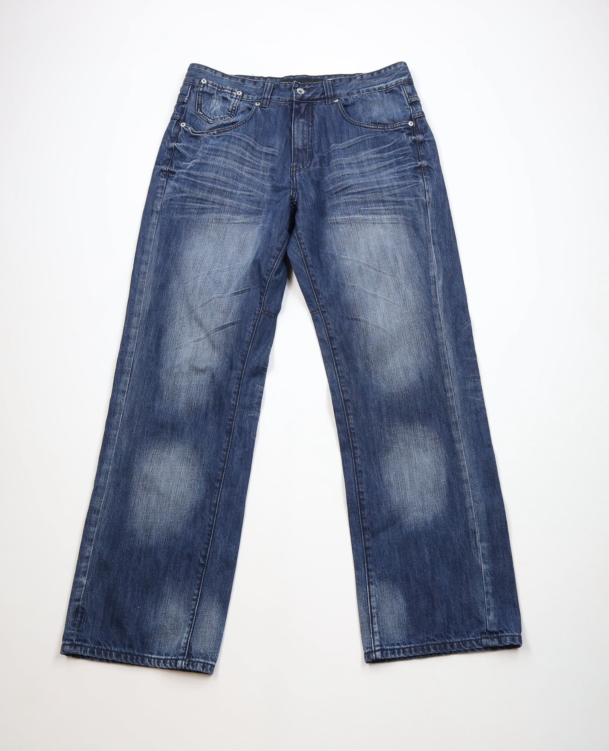 Rocawear Vintage 90s Y2K Rocawear Wide Leg Denim Jeans Blue Cotton Size US 36 / EU 52 - 1 Thumbnail