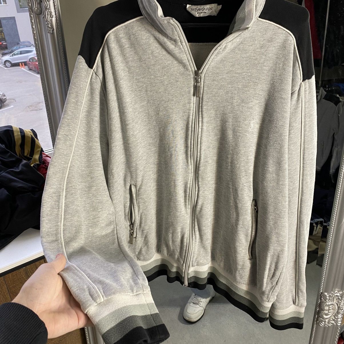 Yves Saint Laurent YVES SAINT LAURENT PARIS YSL ZIP UP SWEATSHIRT HOODIE Size US XL / EU 56 / 4 - 4 Thumbnail