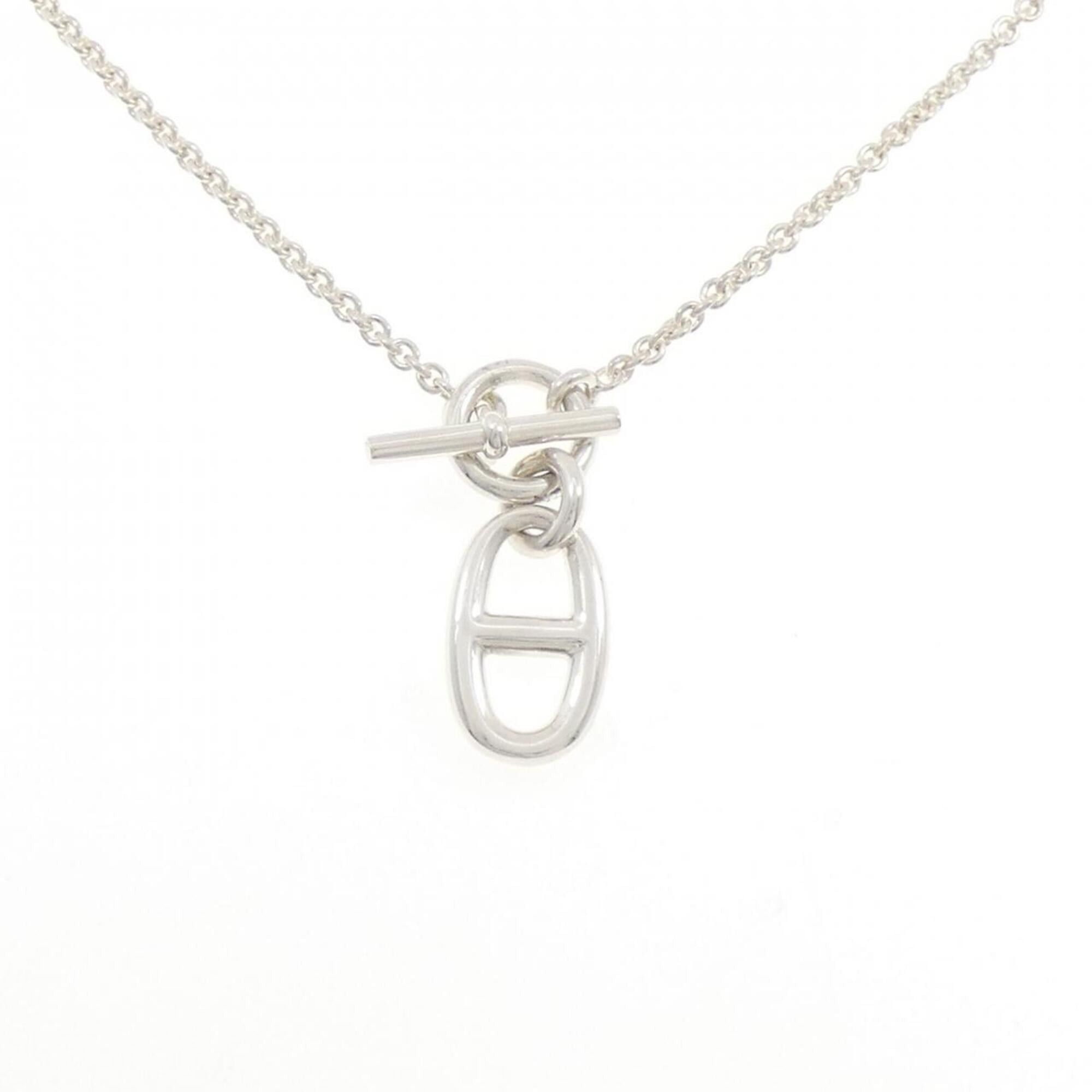 Hermes Hermès Chaine D'ancre Necklace in Silver, Women's