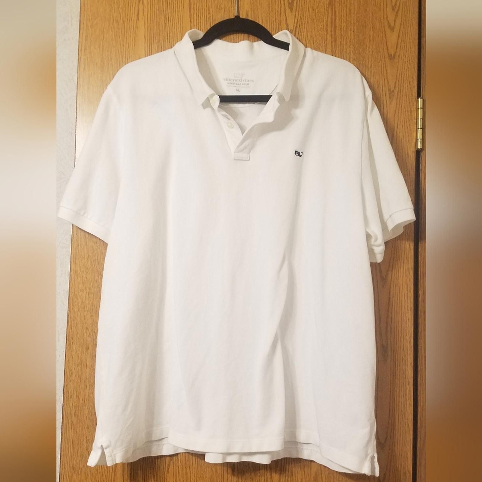 Vineyard Vines Vineyard Vines Classic White Heritage Polo XL Size US XL / EU 56 / 4 - 1 Thumbnail