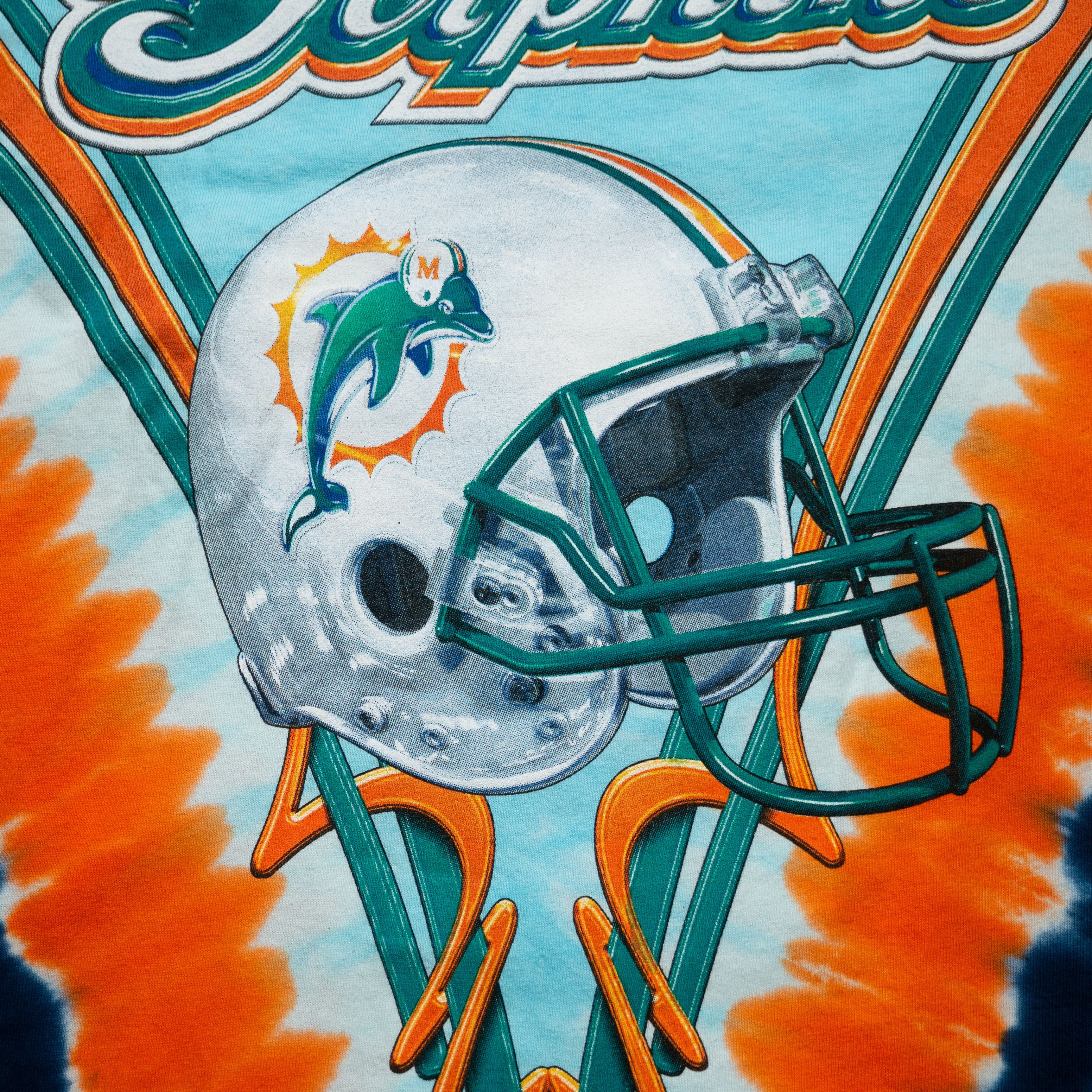 Liquid Blue × NFL × Vintage Vintage Liquid Blue NFL Miami Dolphins Tie-dye T-shirt New M Size US M / EU 48-50 / 2 - 6 Thumbnail