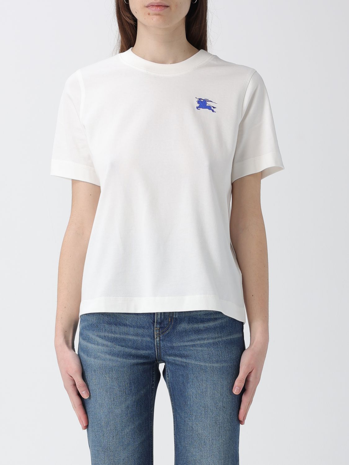 Burberry Burberry T-Shirt Woman White Size S / US 4 / IT 40 - 1 Thumbnail