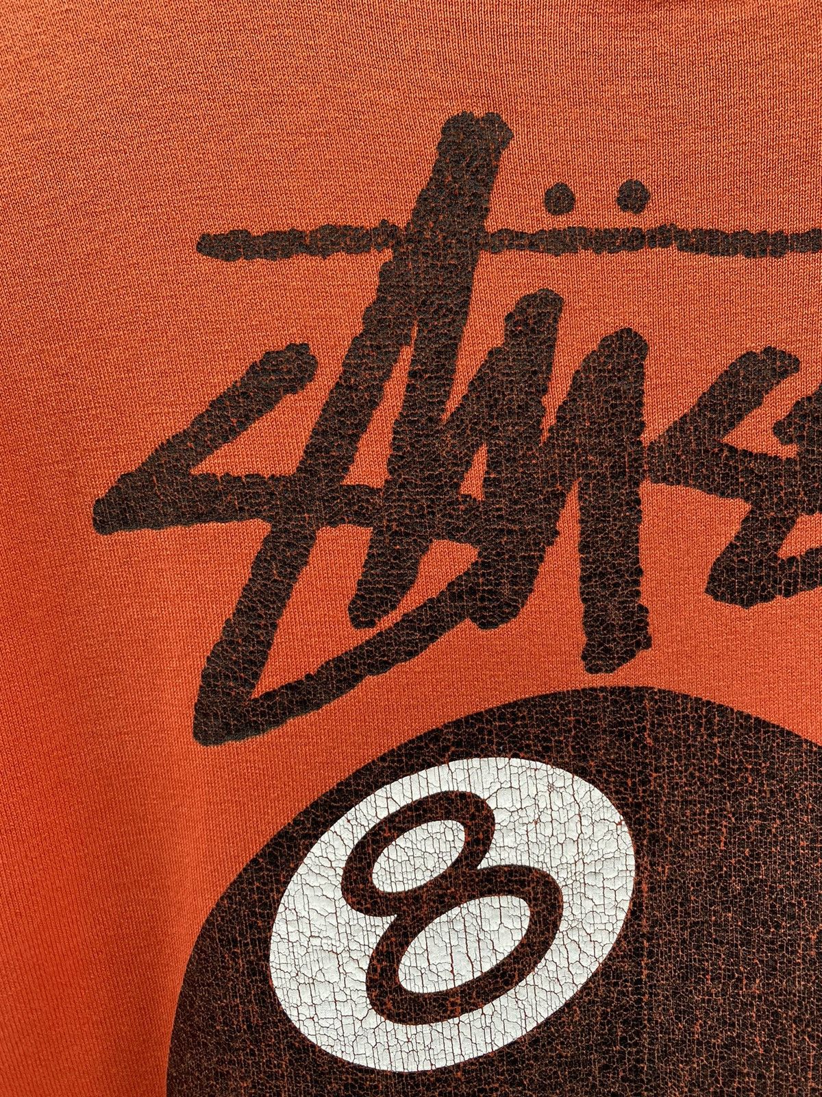 Stussy 💥MEGA RARE💥 OG 1980s Archived Stussy x 8-Ball Orange Tee Size US M / EU 48-50 / 2 - 5 Thumbnail