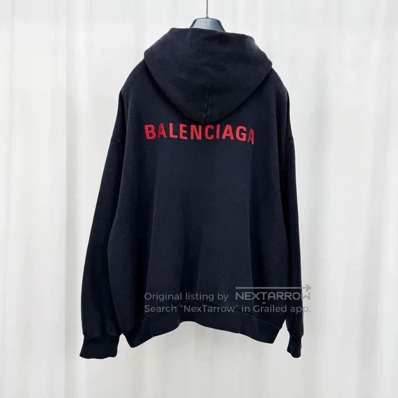 Balenciaga Balenciaga Front and Back Embroidered Letter Water-washed Size US S / EU 44-46 / 1 - 2 Thumbnail