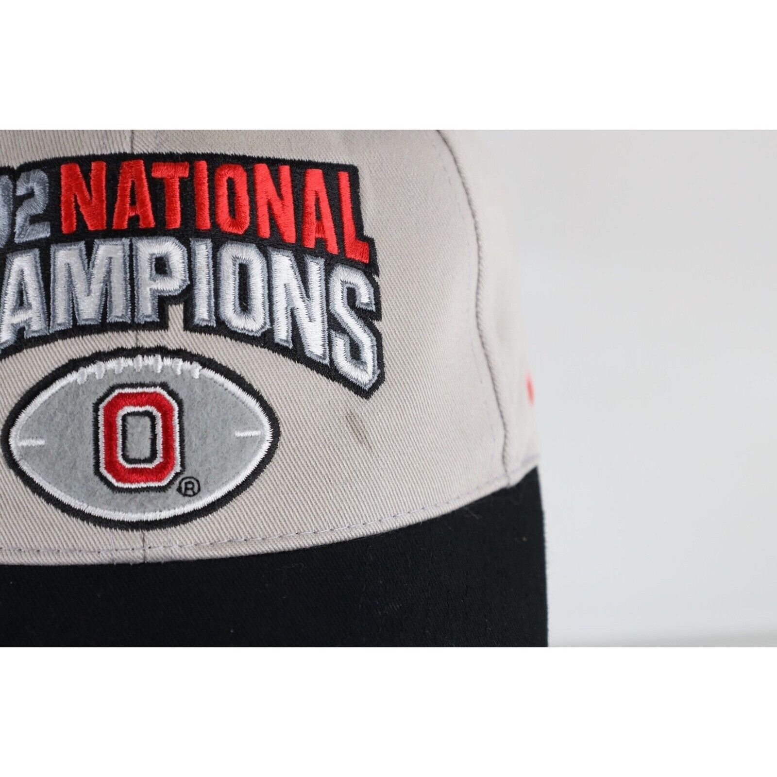 Nike × Vintage Vintage Nike Mini Swoosh 2002 National Champs Ohio State Hat Size ONE SIZE - 2 Thumbnail