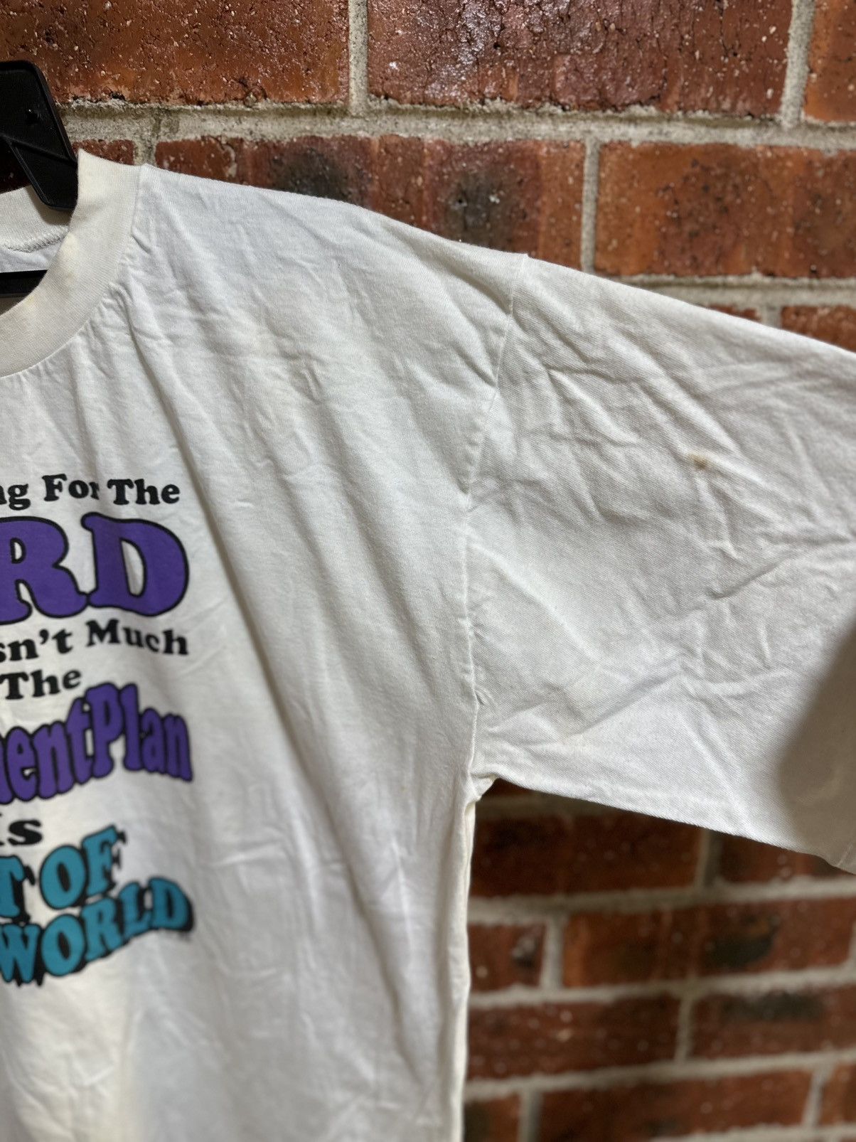 Sears Vintage Crazy Shirt Quotes Faded Tee Size US XL / EU 56 / 4 - 11 Thumbnail