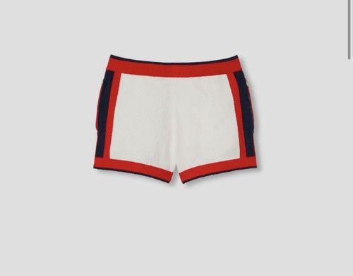 Gucci o1la5ras0526 Stretch Ribbed Cotton Shorts in Multicolor Size 26" / US 2 / IT 38 - 1 Preview