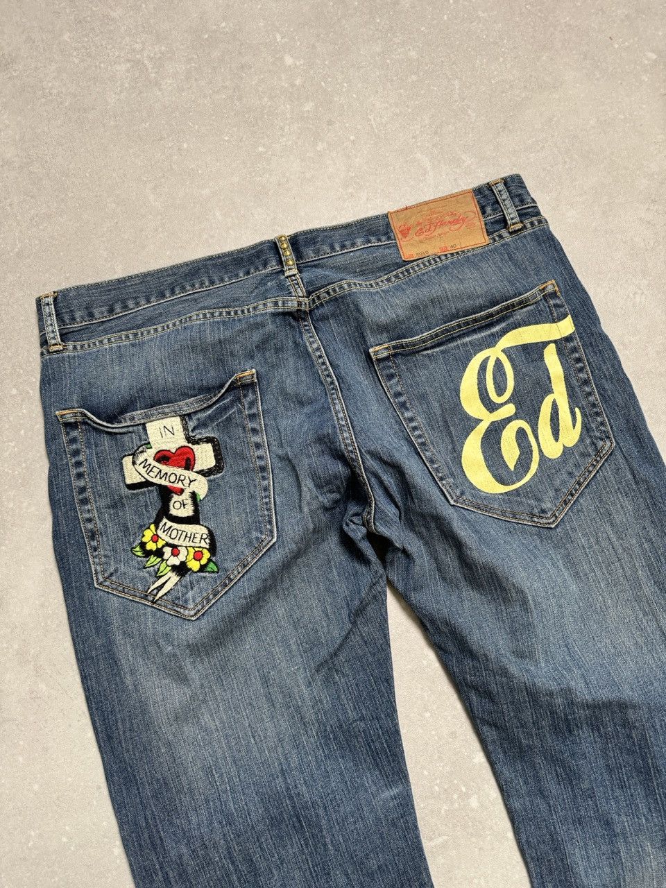 Ed Hardy Ed Hardy Baggy Jeans XL Vintage streetwear y2k Size US 40 / EU 56 - 4 Thumbnail