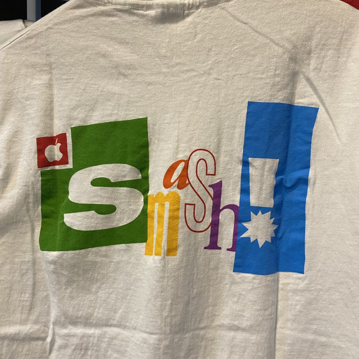 Apple Vintage 80s-90s Apple SMASH! T-Shirts Made In USA Size US M / EU 48-50 / 2 - 5 Thumbnail