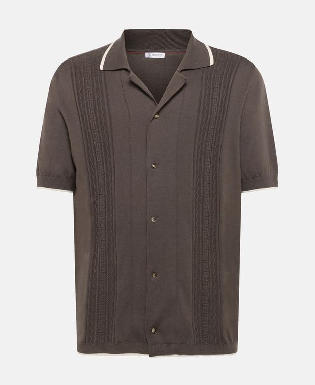 Brunello Cucinelli Knitted shirt Size US S / EU 44-46 / 1 - 1 Thumbnail