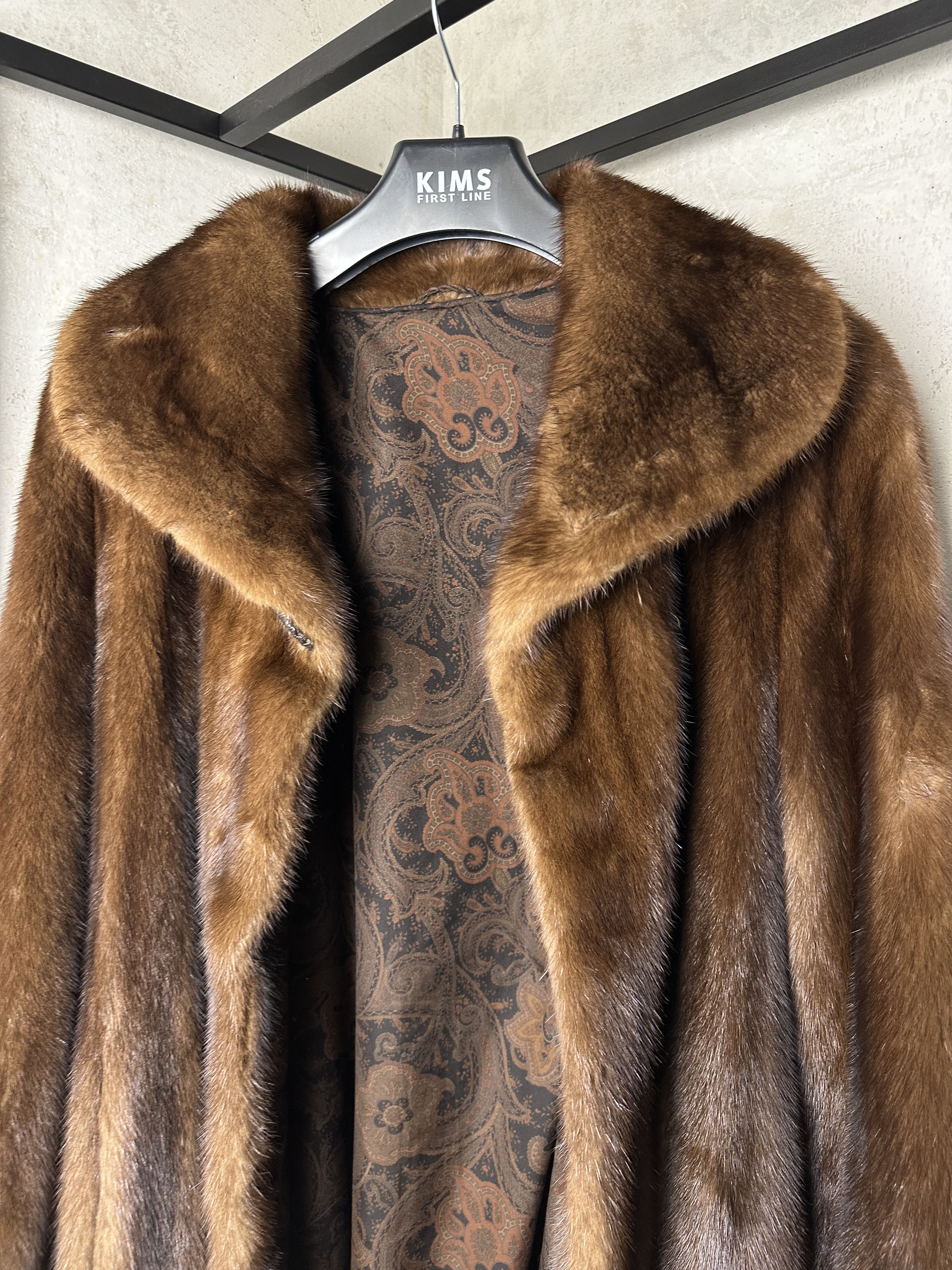 Vintage Long Mink Fur Coat Size M / US 6-8 / IT 42-44 - 15 Thumbnail