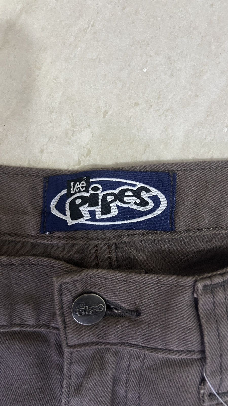 Other Vintage 90’ Lee Pipes Baggy Jeans Size US 36 / EU 52 - 4 Thumbnail
