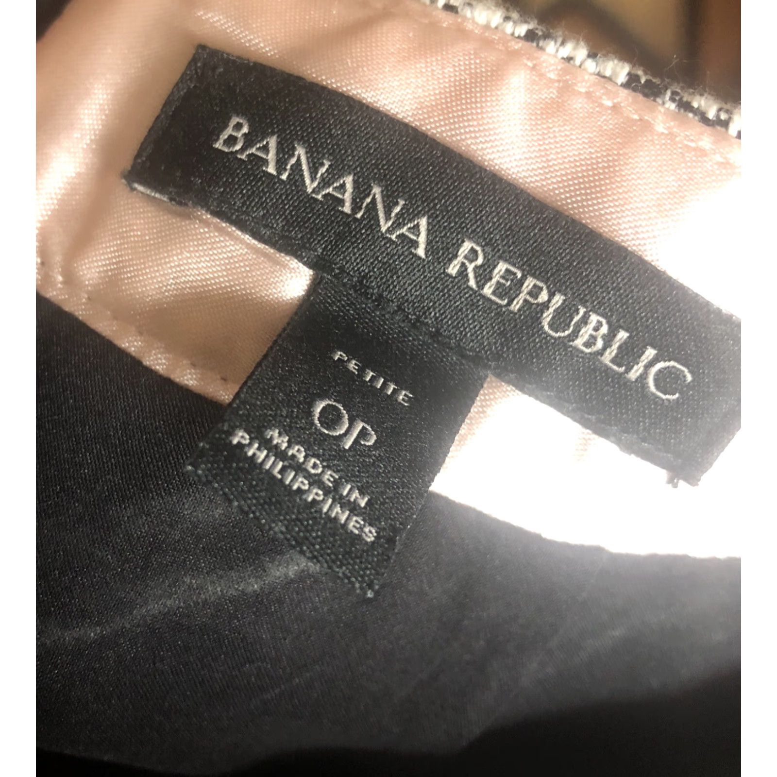 Banana Republic Banana Republic Womens Skirt 0P Petite Knee Length Pleated Multicolor Black White Pocket Size 25" / US 0 / IT 36 - 4 Thumbnail