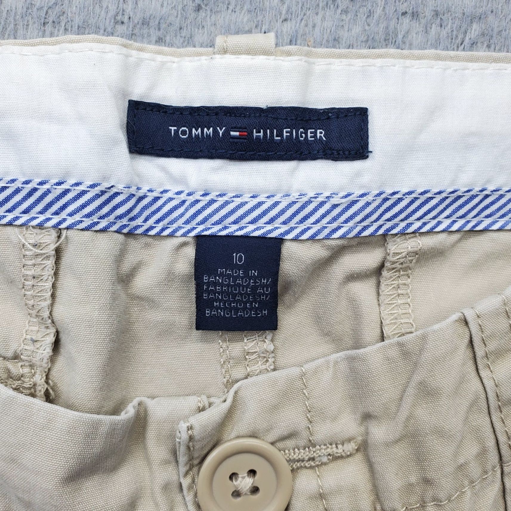 Tommy Hilfiger Tommy Hilfiger Workwear Pants Womens 10 Tan Classic Slash Pockets Straight Leg Size 32" / US 10 / IT 46 - 4 Thumbnail