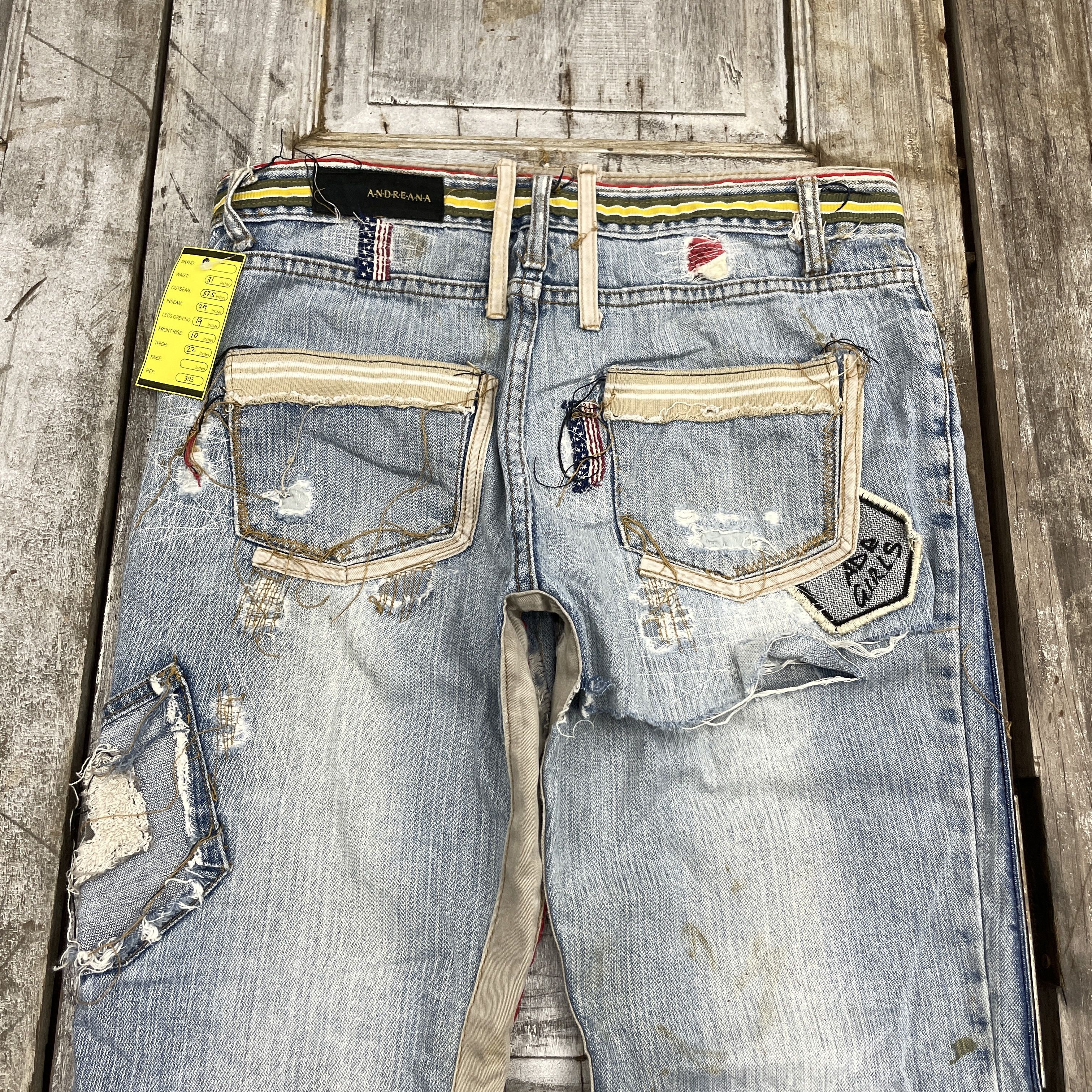 Designer × Vintage Japanese Brand Custom Distressed Bootcut Like Kapital-wc305 Size 31" - 5 Thumbnail