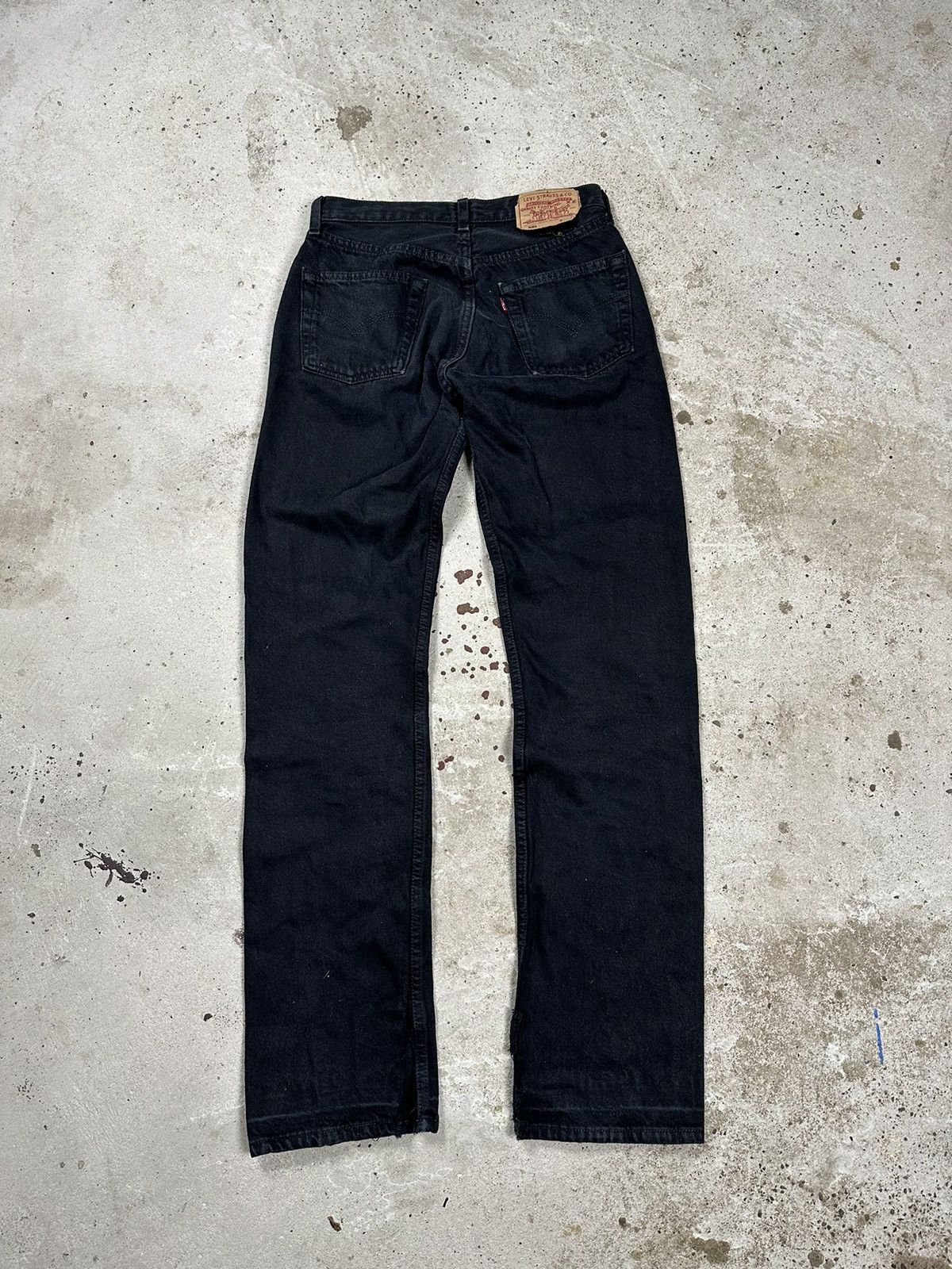 Levi's × Vintage Vintage 1997 Levi’s 501 Black Denim Pants Jeans Made in USA Size US 29 - 1 Thumbnail