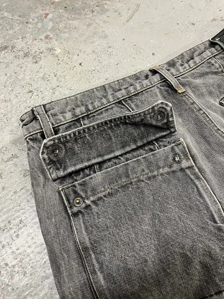 Dolce & Gabbana AW2004 Dolce & Gabbana Grey Cargo Double Knee Denim Jeans Size US 33 - 15 Thumbnail