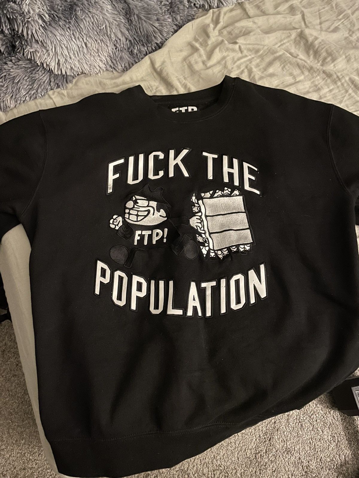 Fuck The Population FTP Robbery Crewneck Size US L / EU 52-54 / 3 - 1 Thumbnail
