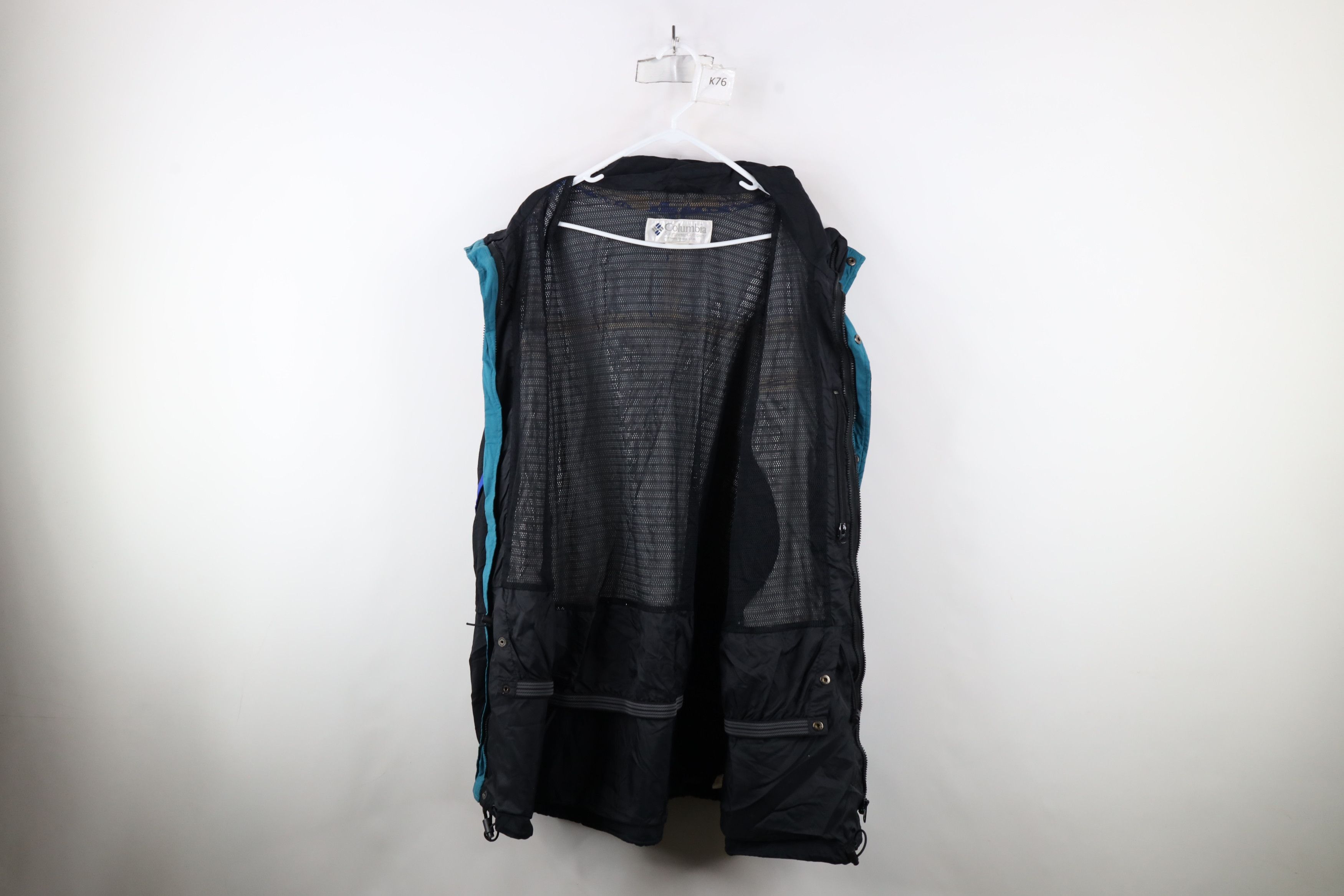 Columbia × Vintage Vintage 90s Columbia Spell Out Hooded Parka Jacket Size US XL / EU 56 / 4 - 10 Thumbnail