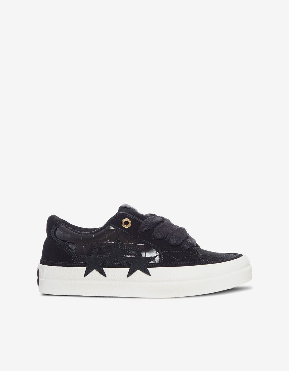 Amiri Amiri Black Croc Debossed Sunset Skate Trainers Size US 13 / EU 46 - 3 Thumbnail