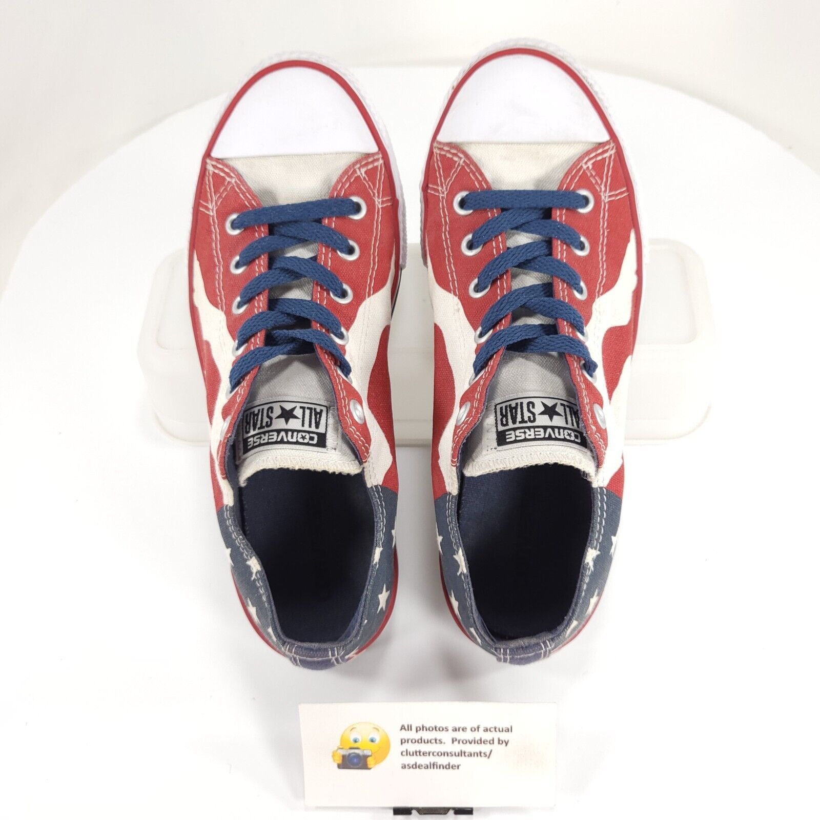Converse Converse All Star Flag Shoe Mens Size 5 650524F Red White Size US 5 / EU 37 - 6 Thumbnail