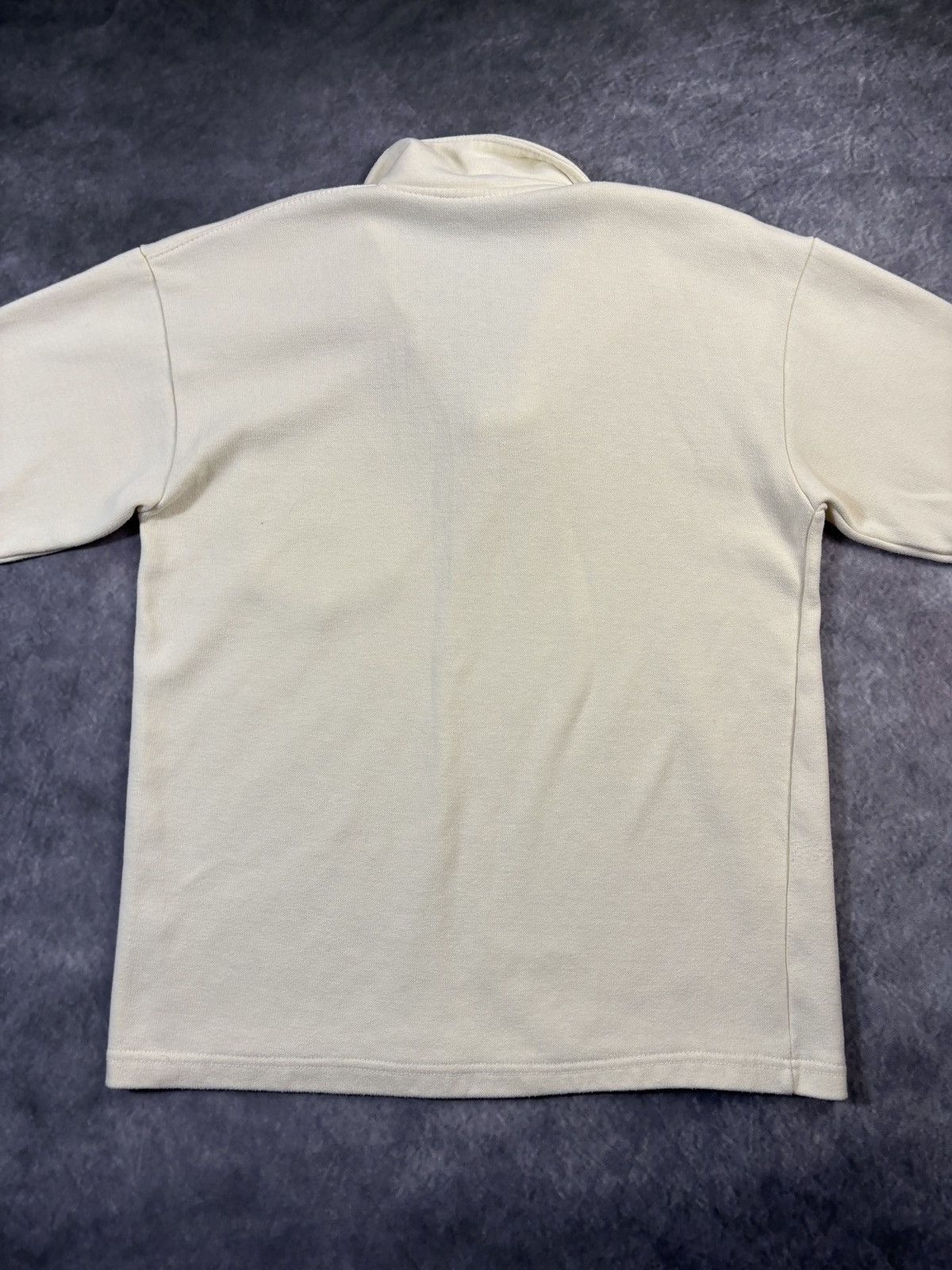 MLB × Vintage Vintage Polo Shirt 1990s MLB Inc. ShortSleeve Cream Pullover Size US M / EU 48-50 / 2 - 9 Thumbnail