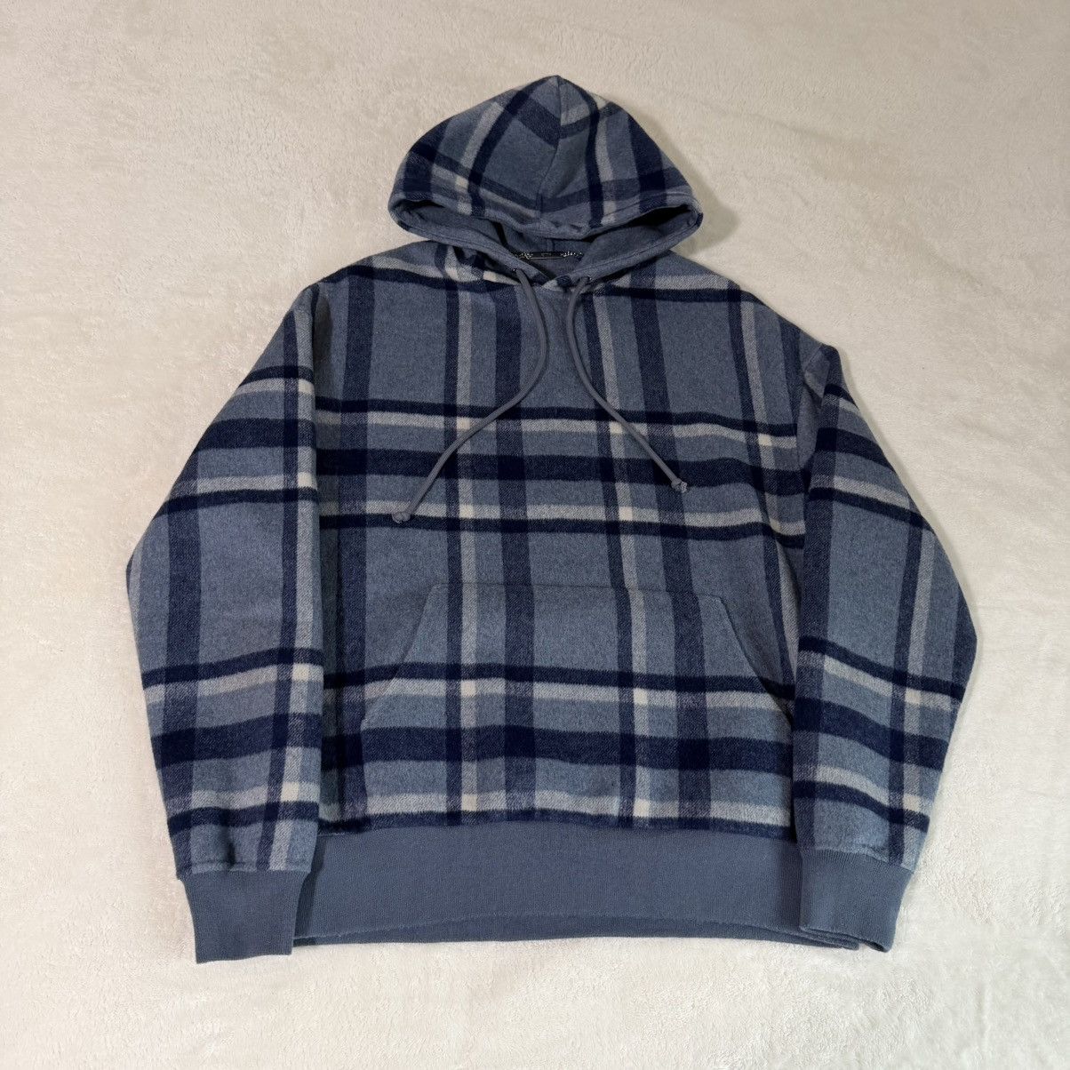 Kith KITH Reversible Wool Plaid Hoodie Blue Size US M / EU 48-50 / 2 - 1 Thumbnail