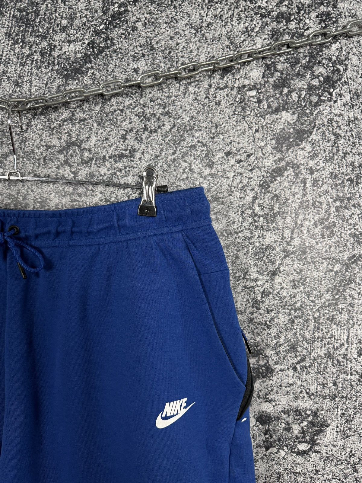 Nike Men’s Nike NSW Tech Fleece Cotton Shorts Blue Size XL Size US 40 / EU 56 - 2 Thumbnail