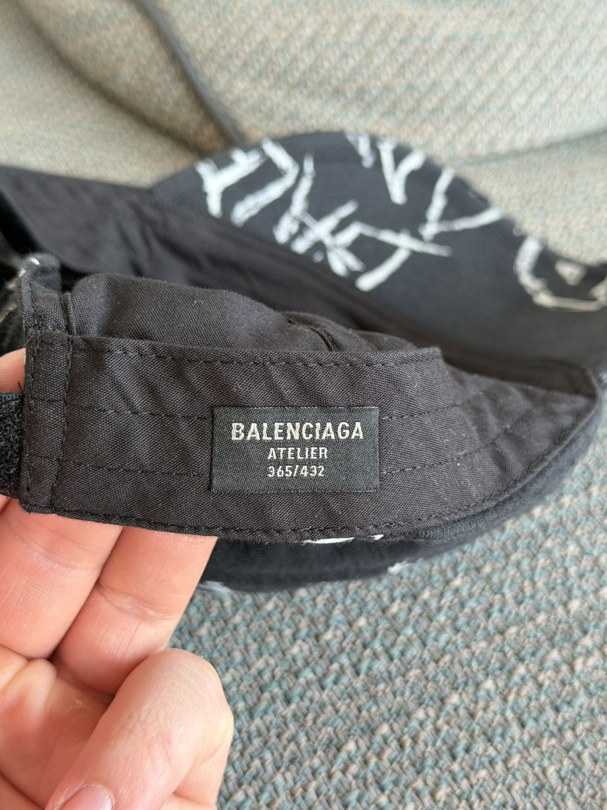Balenciaga *RARE* BALENCIAGA ATELIER JERSEY CAP 365/432 1/1 Size ONE SIZE - 6 Thumbnail