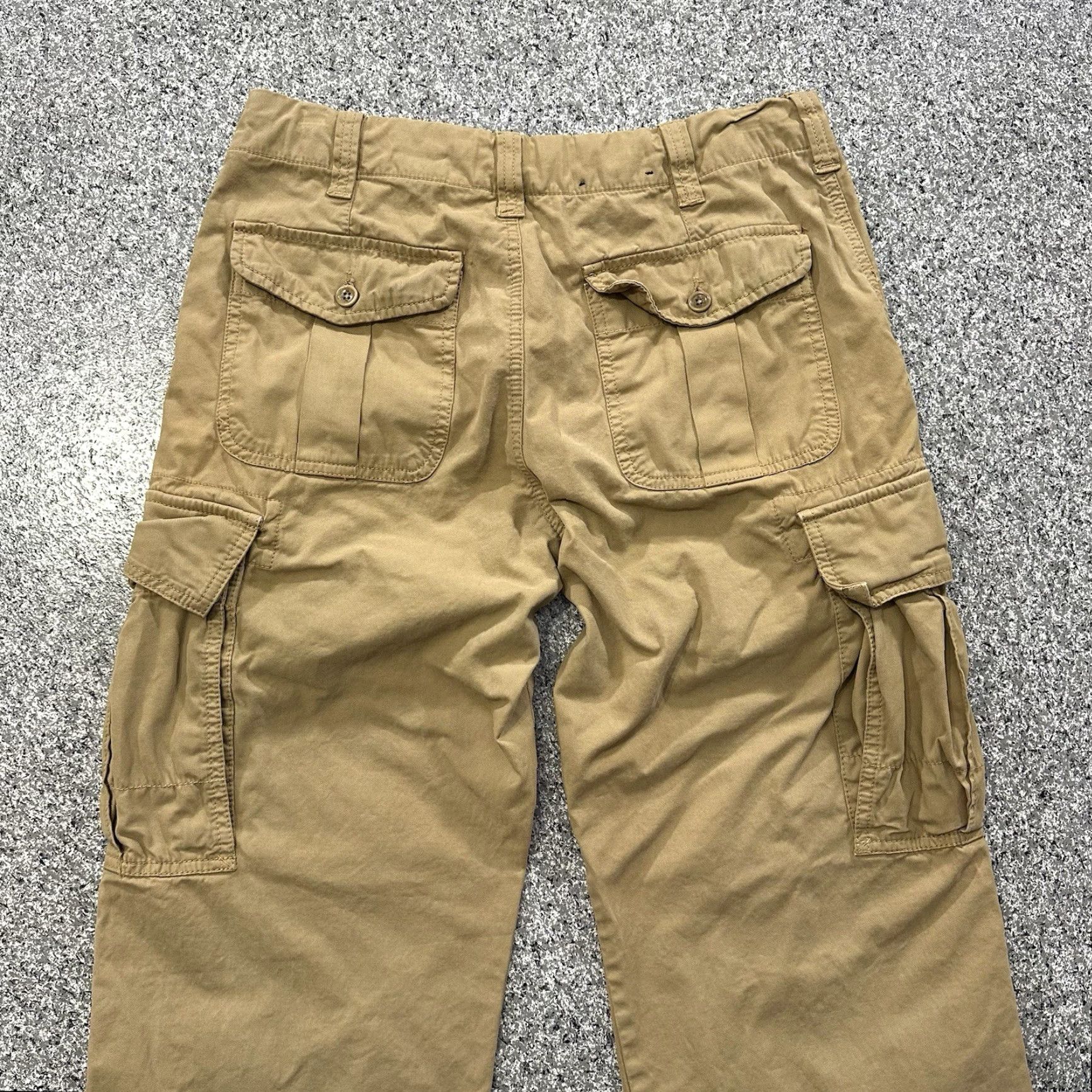 Banana Republic Banana Republic Pants Womens 8 Cargo 29x29 Tan Brown Cotton Classic Relaxed Fit 90s Y2K Cargo Pants Womens 8 Regular Brown Size 30" / US 8 / IT 44 - 7 Thumbnail