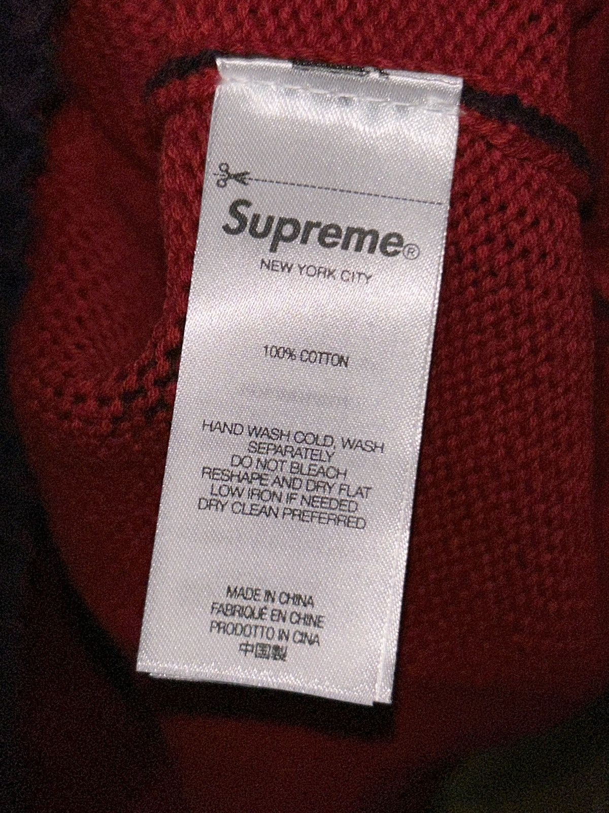 Supreme Supreme x Futura Sweater Navy SS24 size Large NEW Size US L / EU 52-54 / 3 - 6 Thumbnail